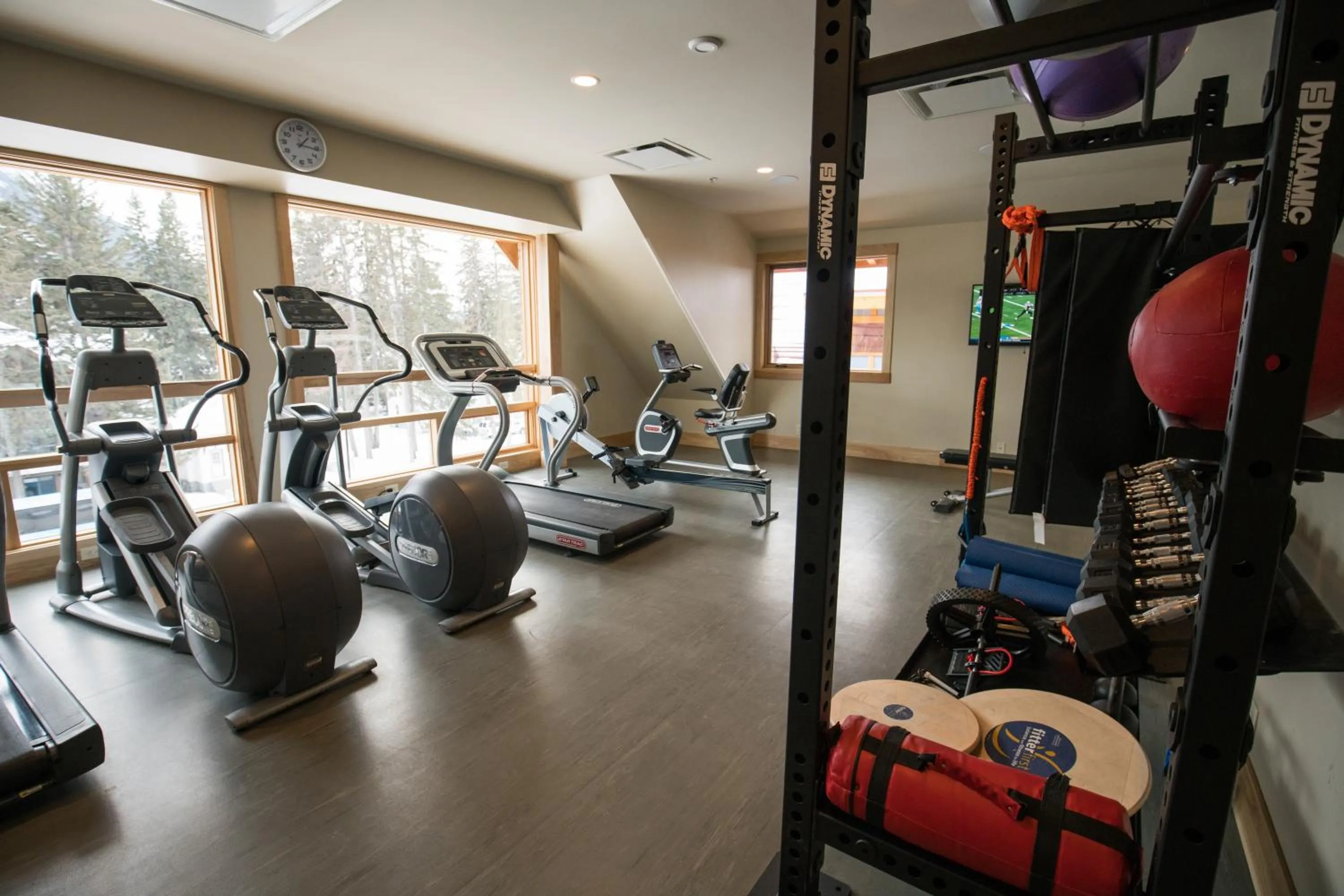 Fitness centre/facilities in Moose Hotel and Suites