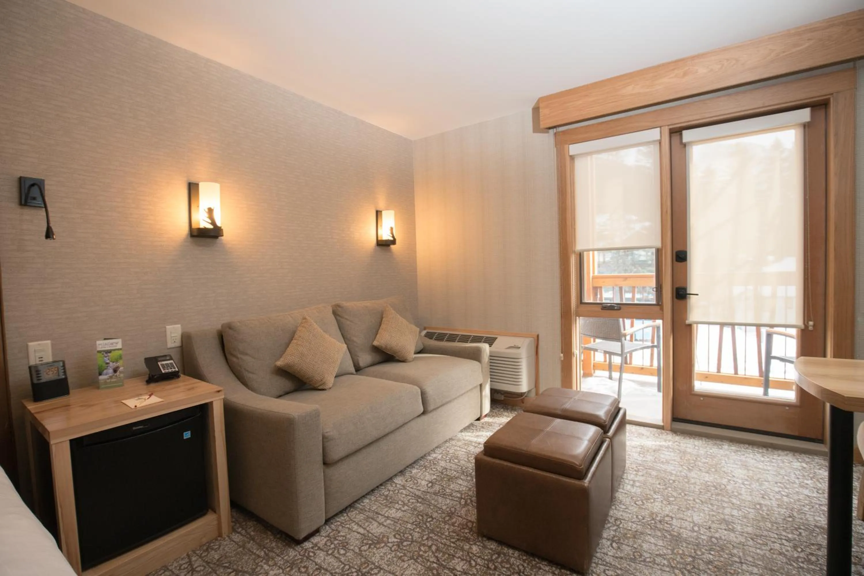 Seating area in Moose Hotel and Suites