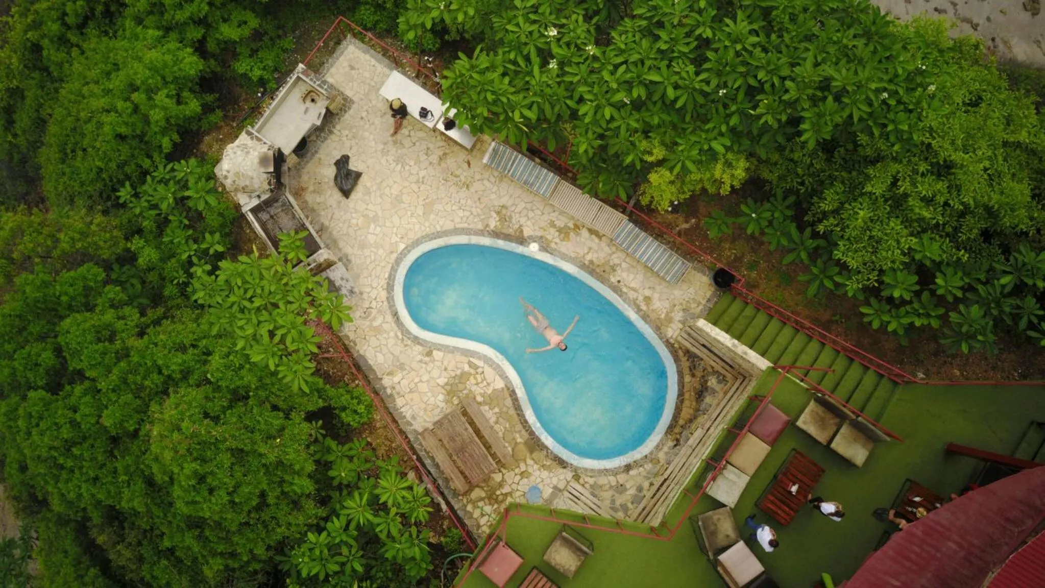 Swimming pool in Magnific Rock - Surf Resort & Yoga Retreat Nicaragua