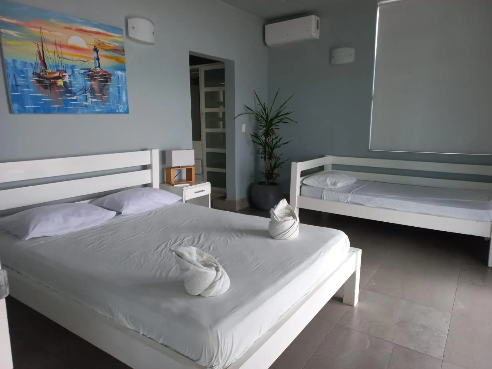 Bed in Magnific Rock - Surf Resort & Yoga Retreat Nicaragua