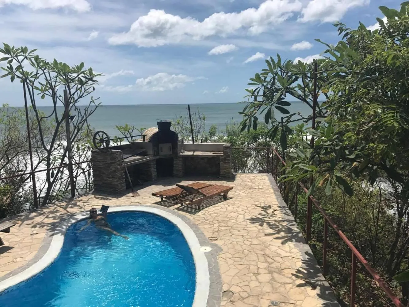 Swimming pool in Magnific Rock - Surf Resort & Yoga Retreat Nicaragua