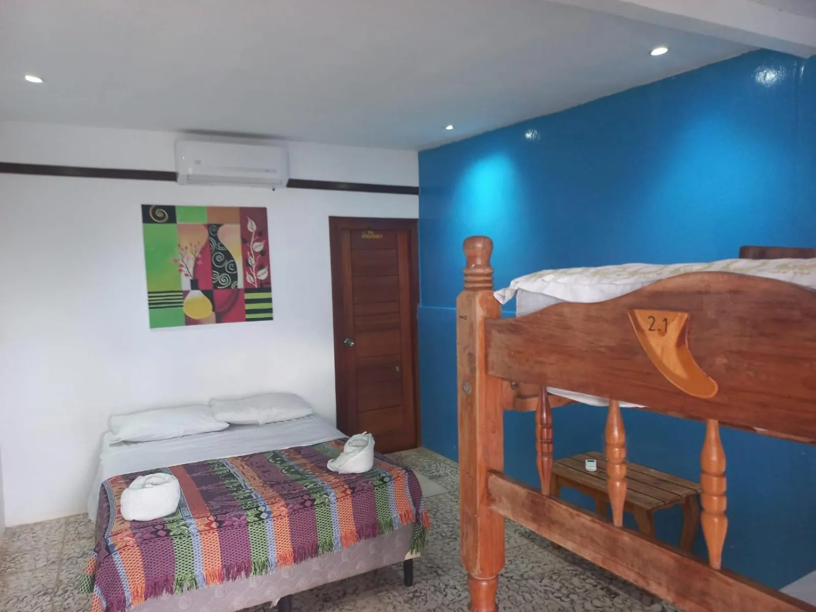 Bed in Magnific Rock - Surf Resort & Yoga Retreat Nicaragua