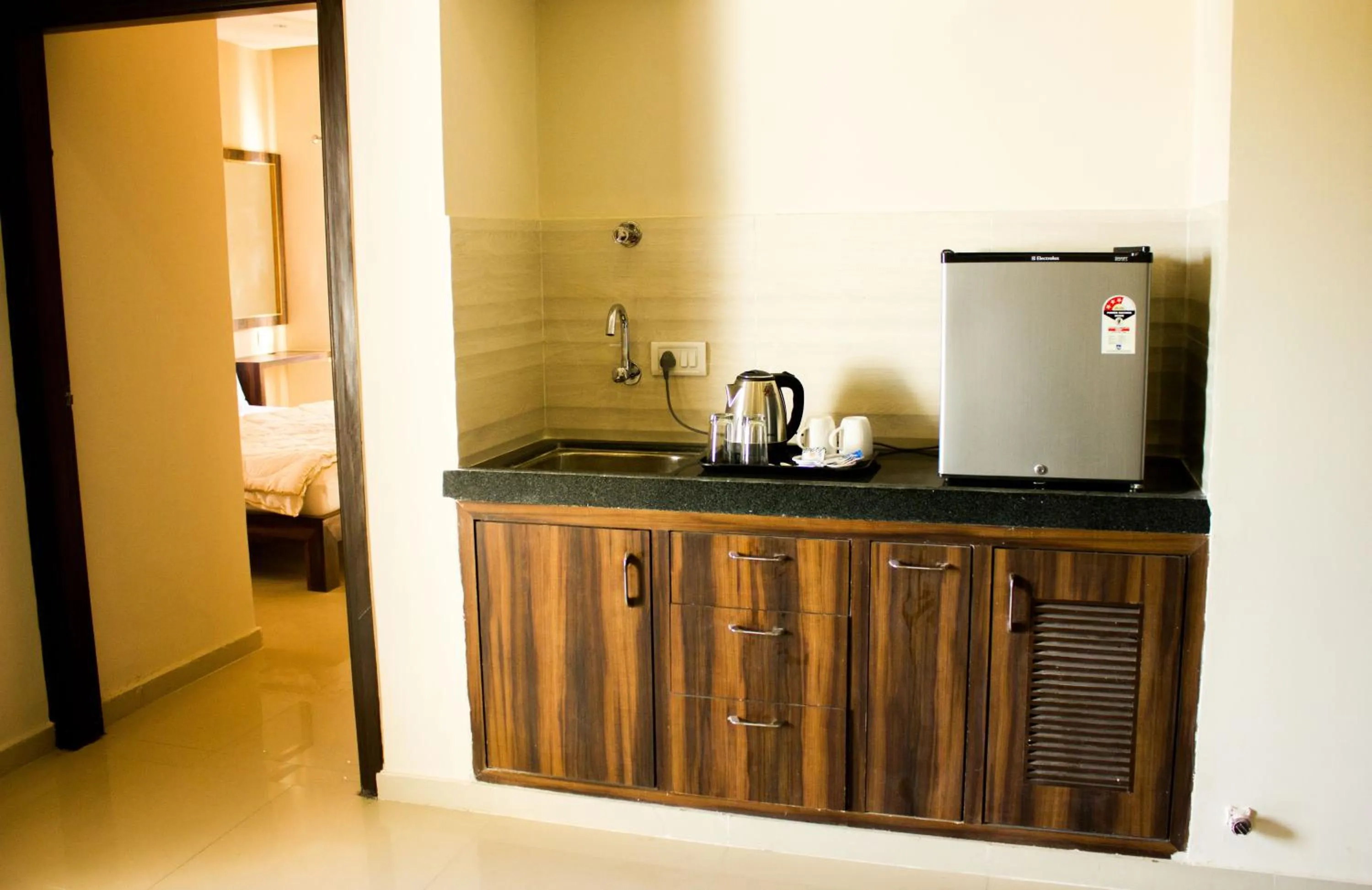 Kitchen or kitchenette in Riverarch Greenfields Resort