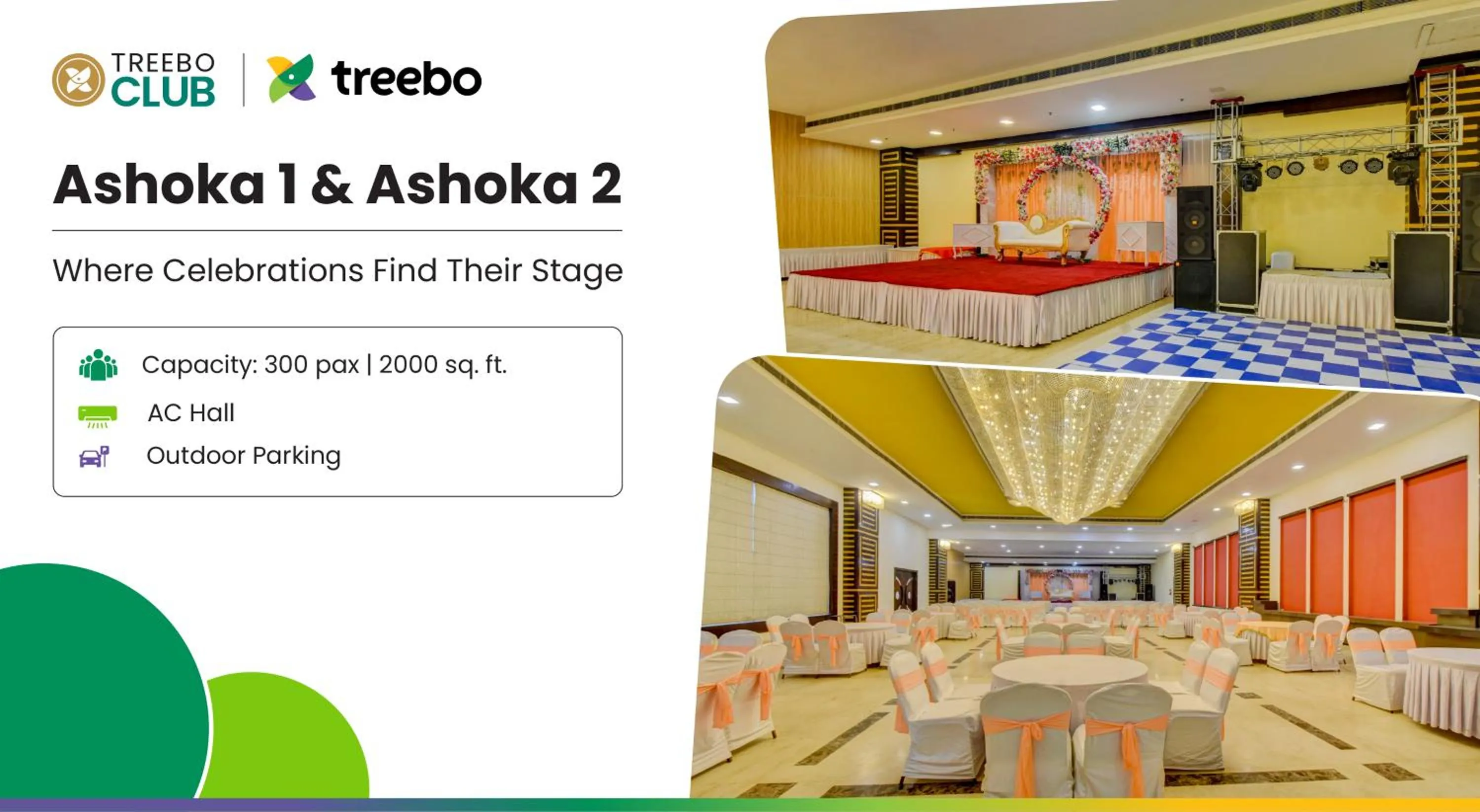 Banquet/Function facilities in Treebo Elysee, Patel Nagar