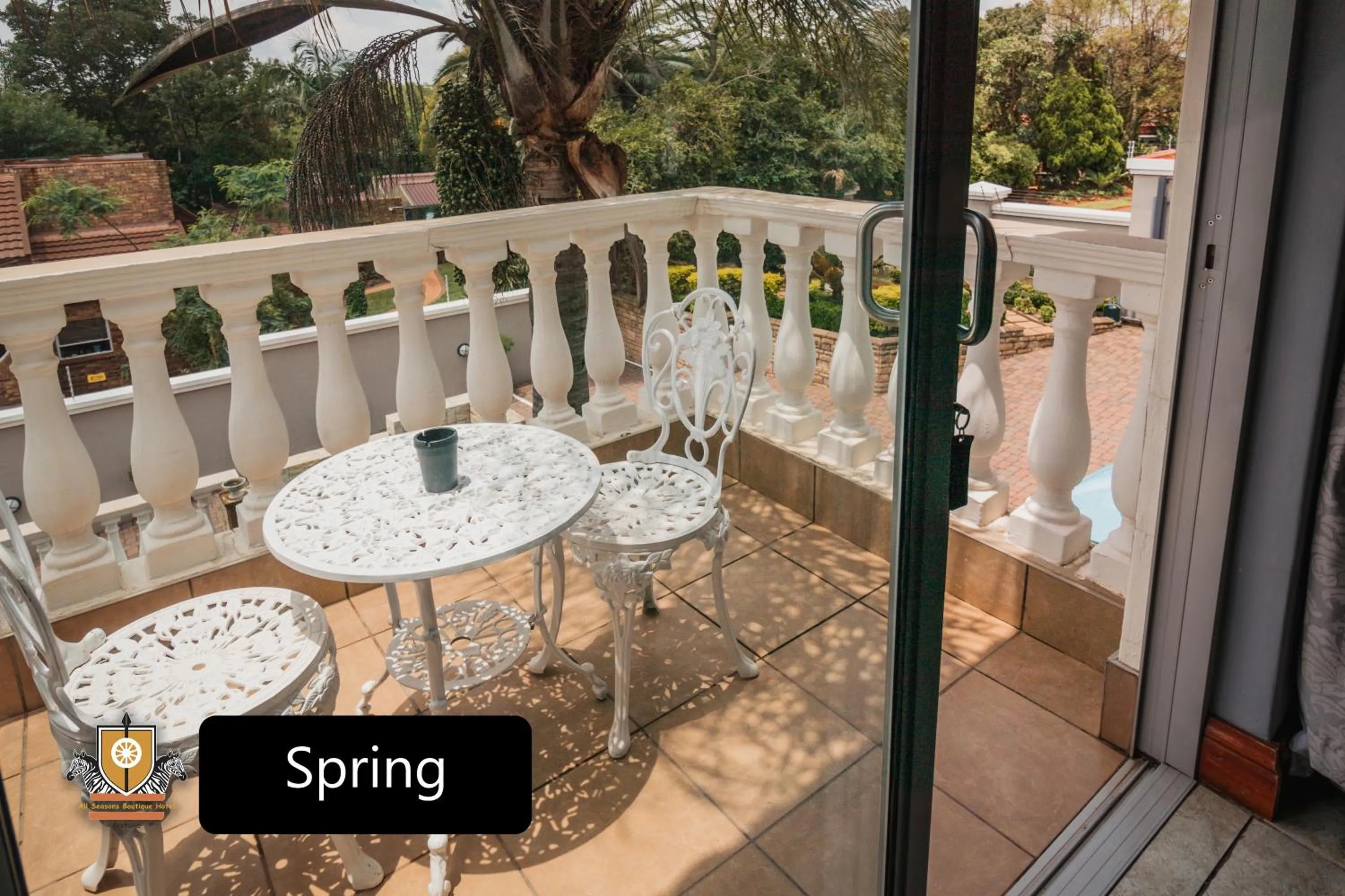 Balcony/Terrace in All Seasons Boutique Hotel - Sustainable Electricity and Water