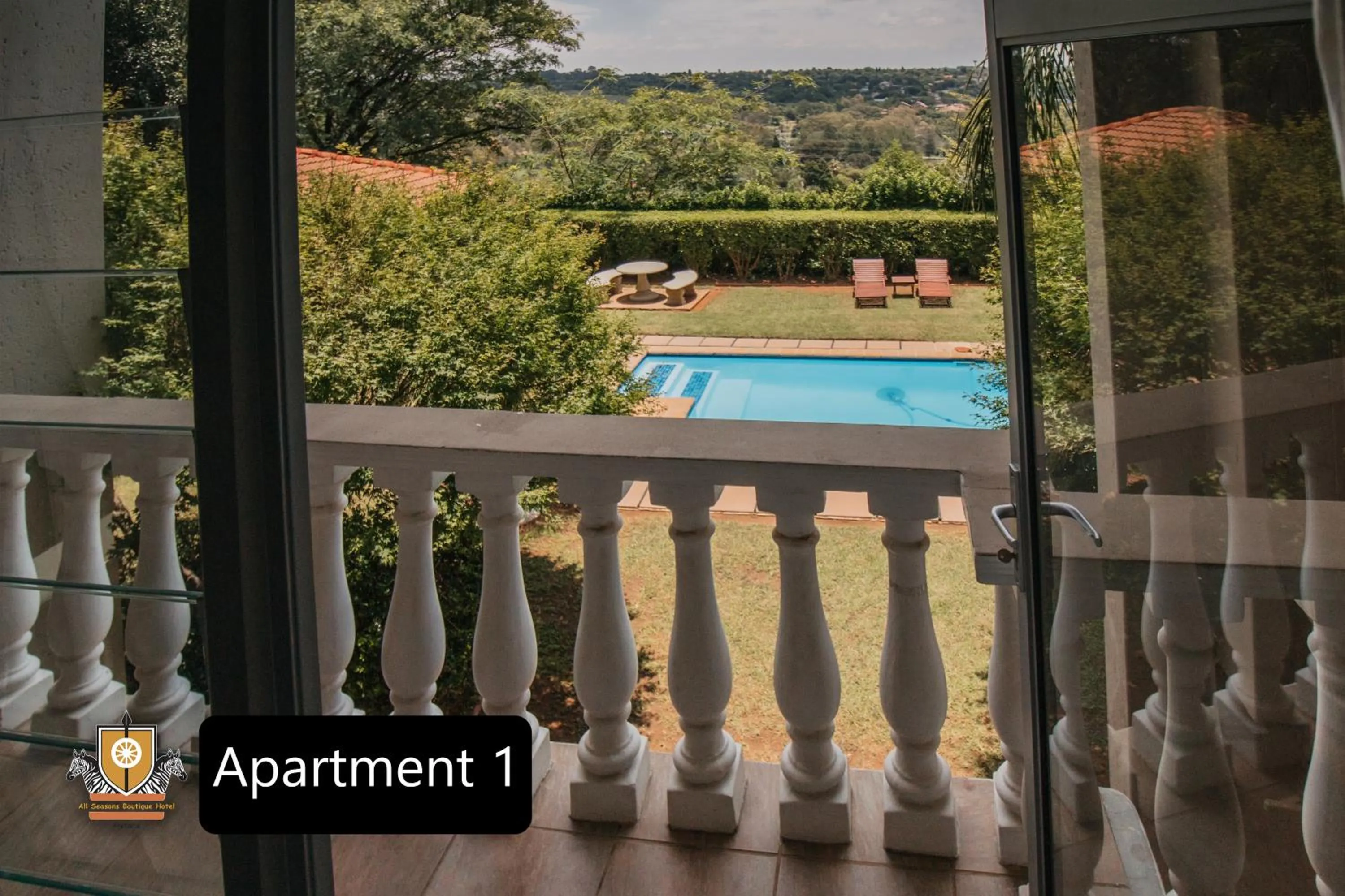 Swimming pool in All Seasons Boutique Hotel - Sustainable Electricity and Water