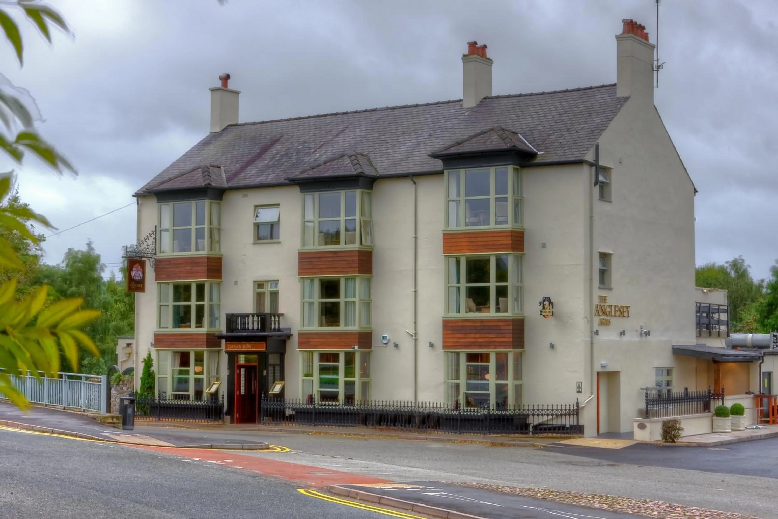 Property building in Anglesey Arms Hotel