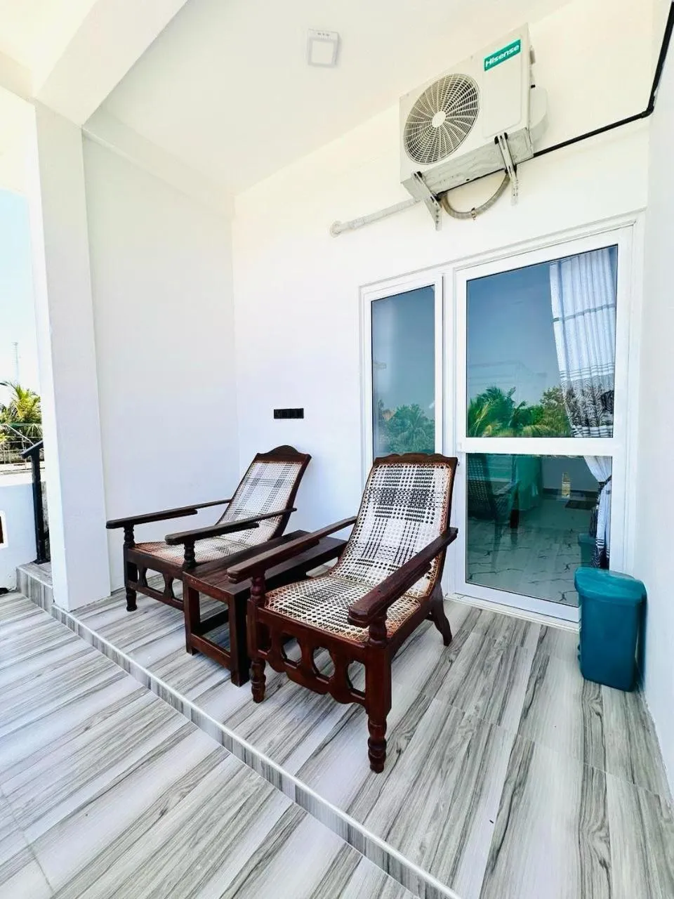 Seating area in Garden Beach Hotel
