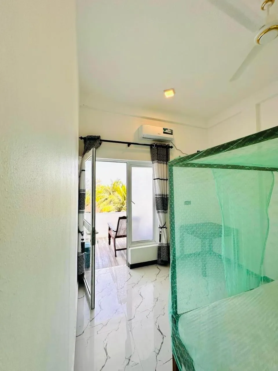 View (from property/room), Bed in Garden Beach Hotel