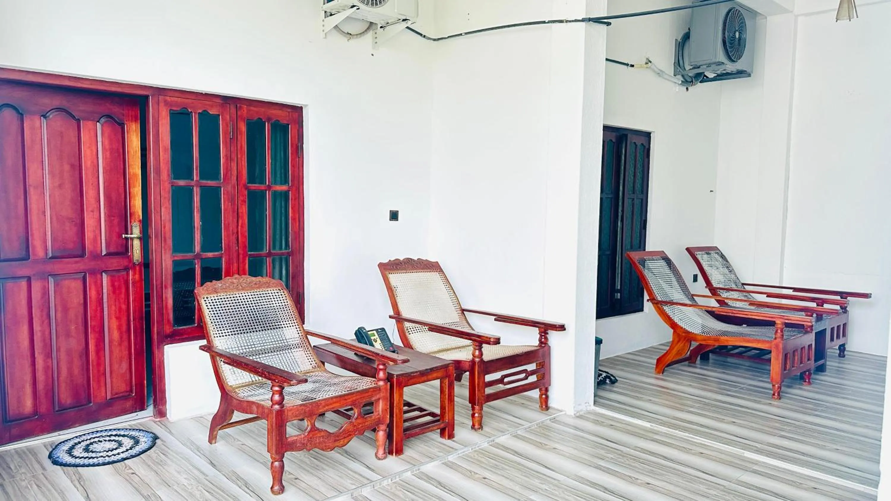 Seating area in Garden Beach Hotel