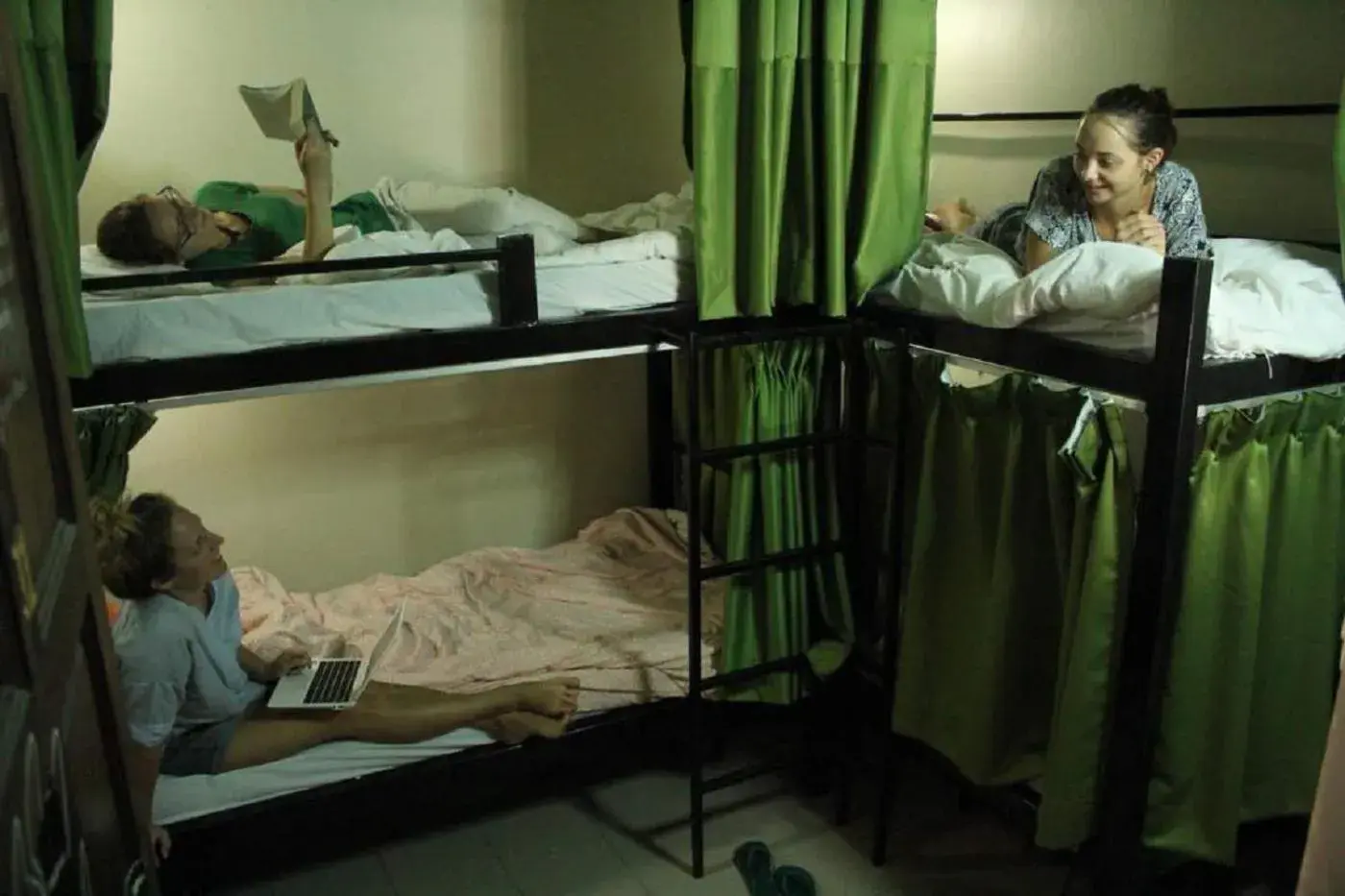 Bed in Birdnest Guesthouse, Gaia Rooftop Cafe Bed in Birdnest Guesthouse, Gaia Rooftop Cafe