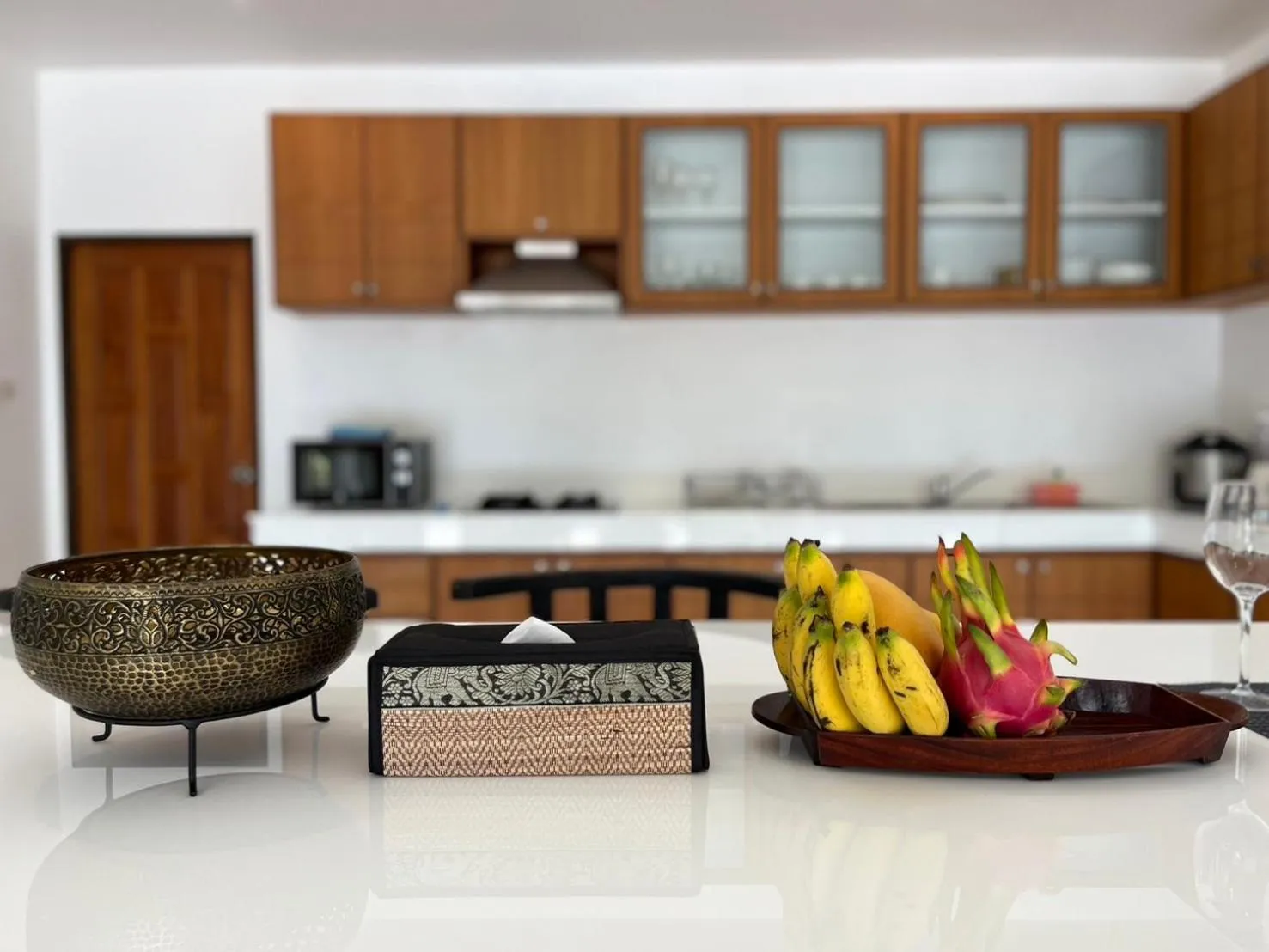 Kitchen or kitchenette in Baan Lalle