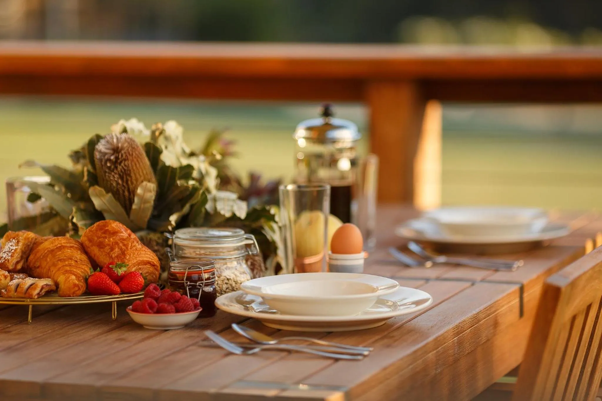 Patio in Yering Gorge Cottages