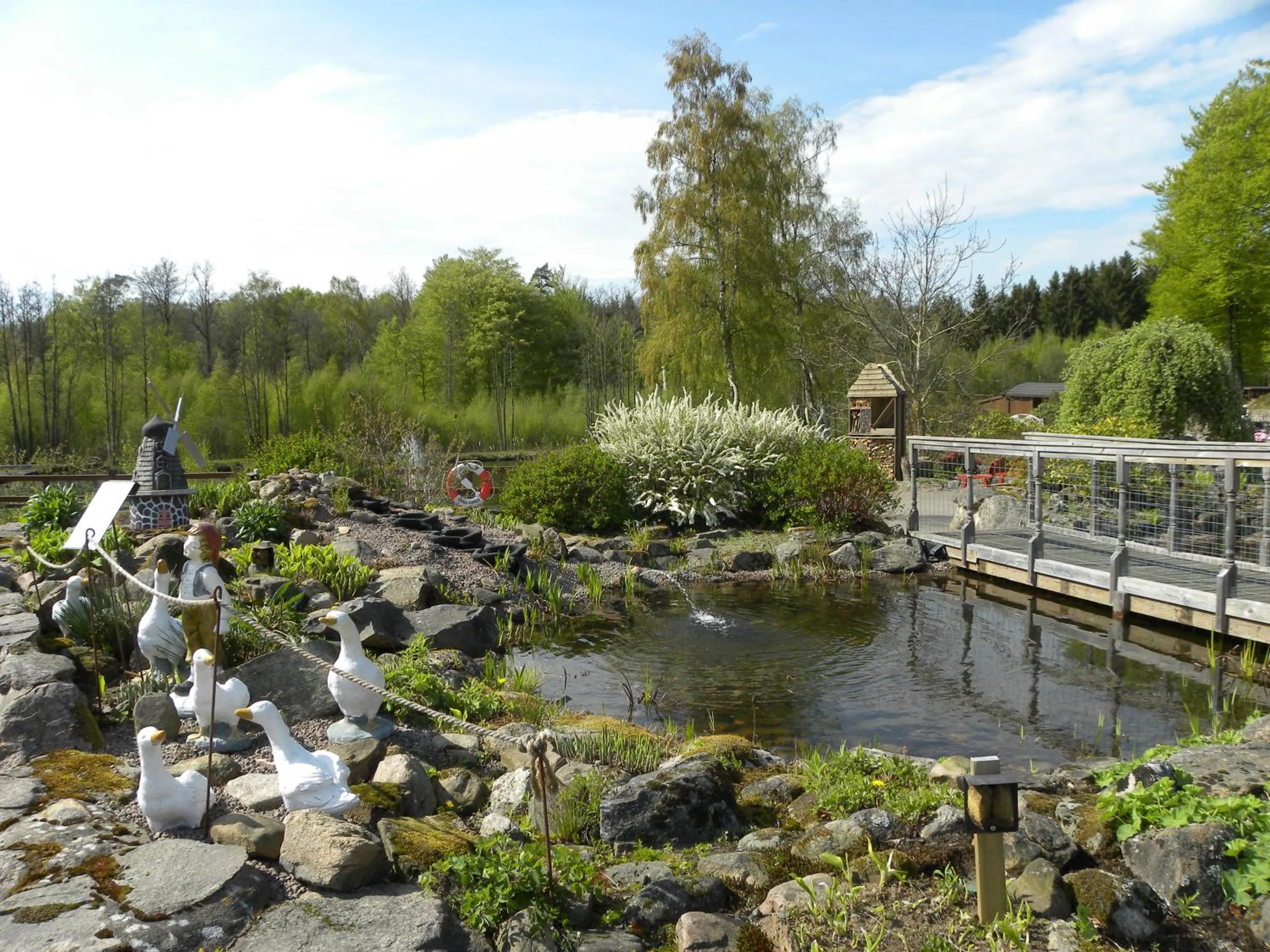 Natural landscape in Hillesgården