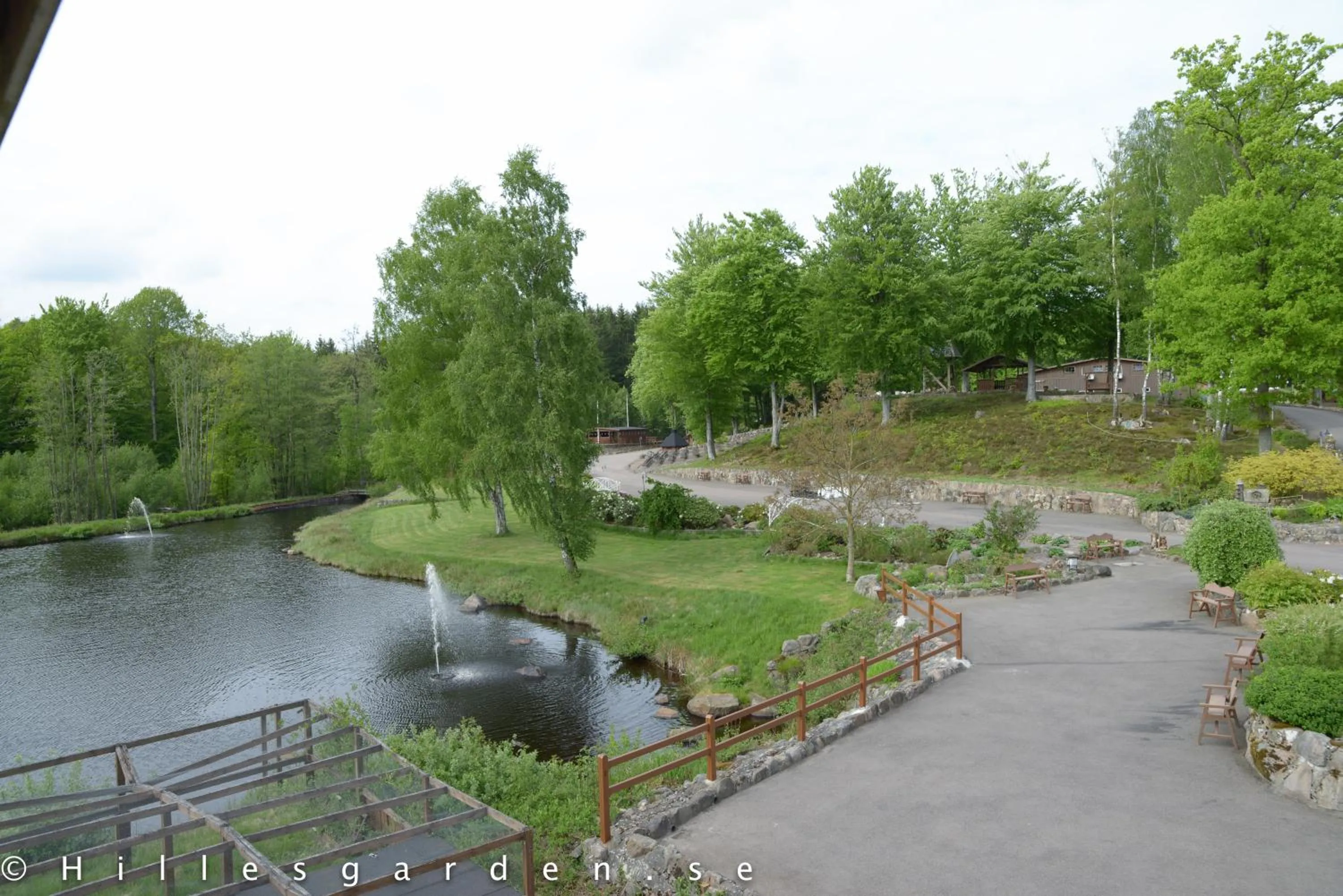 Lake view in Hillesgården