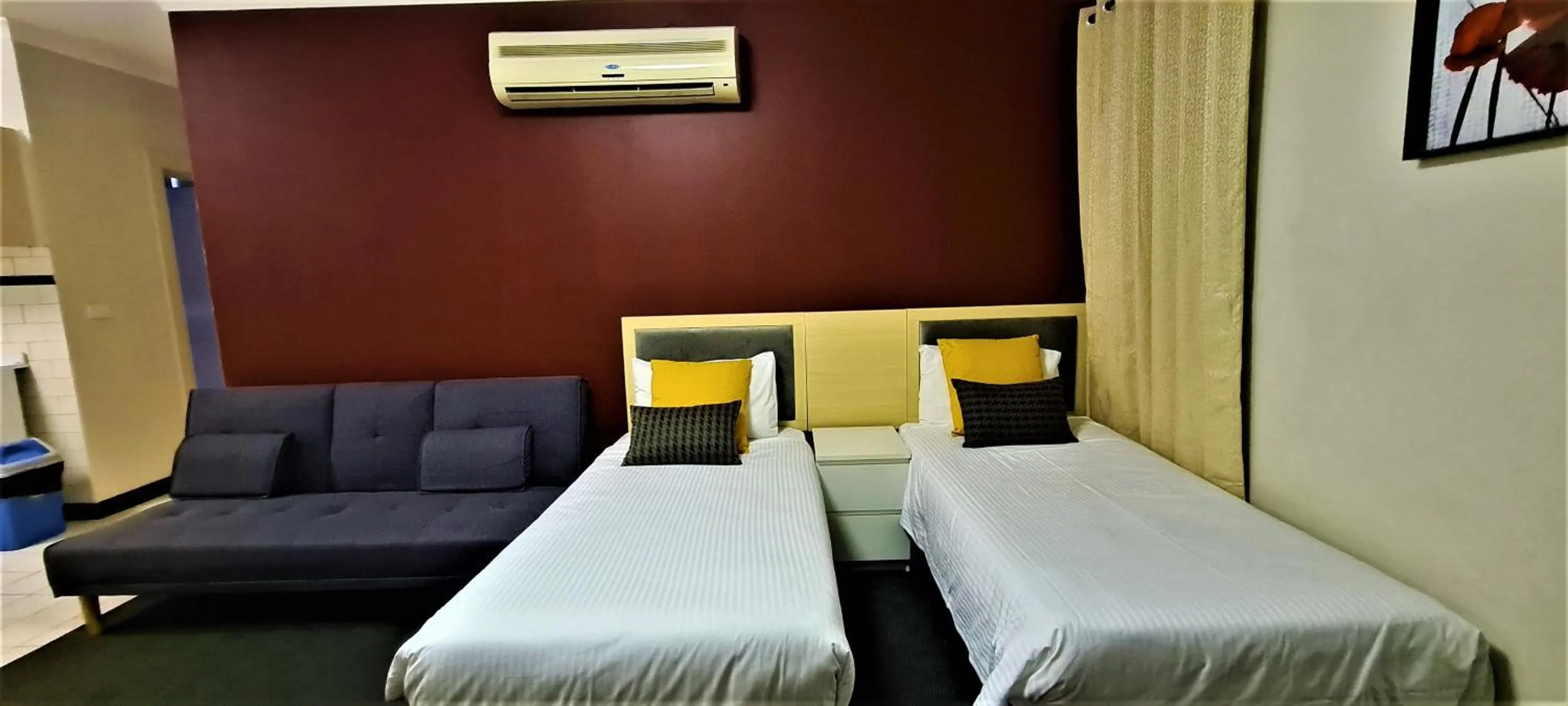 Bed in Brunswick Tower Hotel