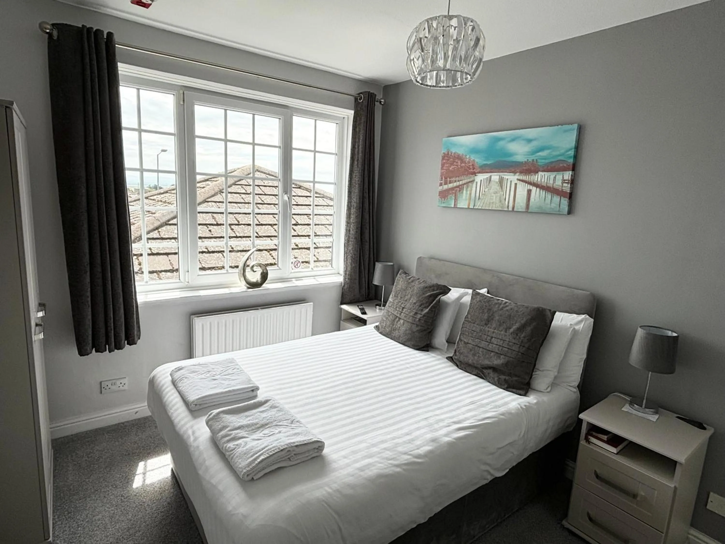 Bed in Solway Lodge Hotel