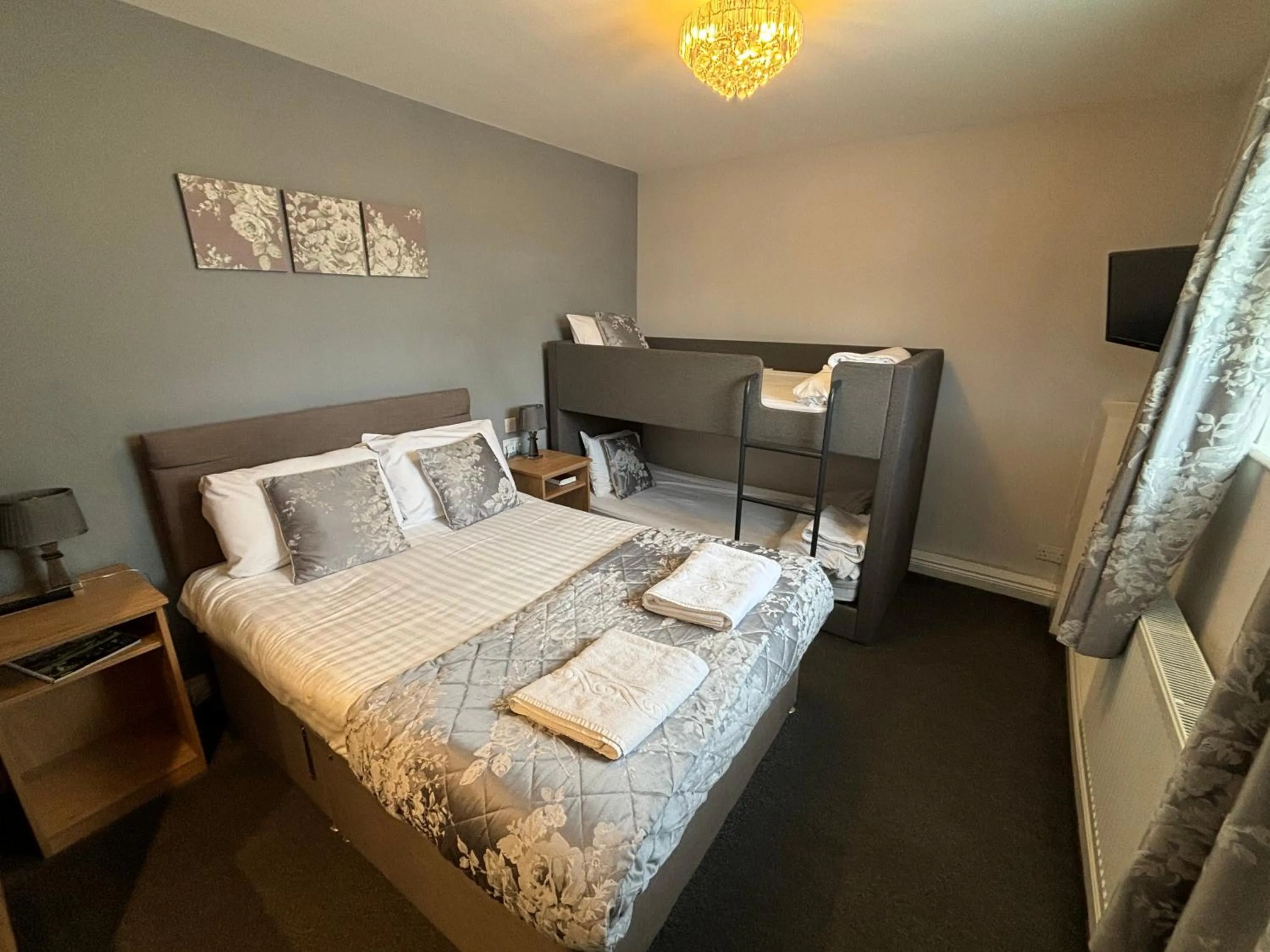 Bed in Solway Lodge Hotel