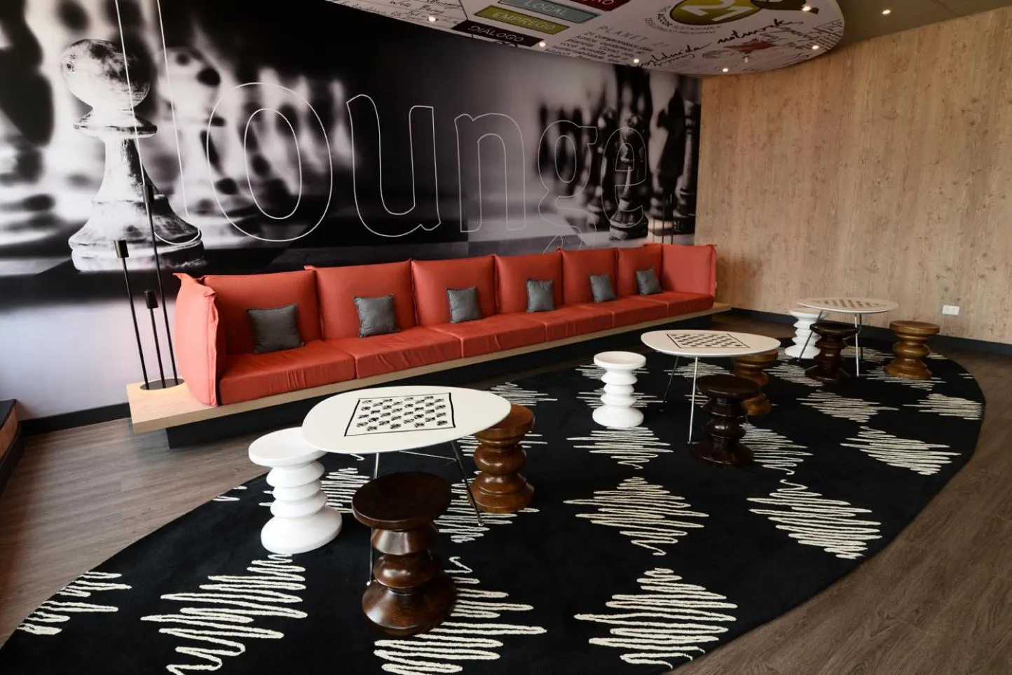 Seating area in ibis Campo Grande