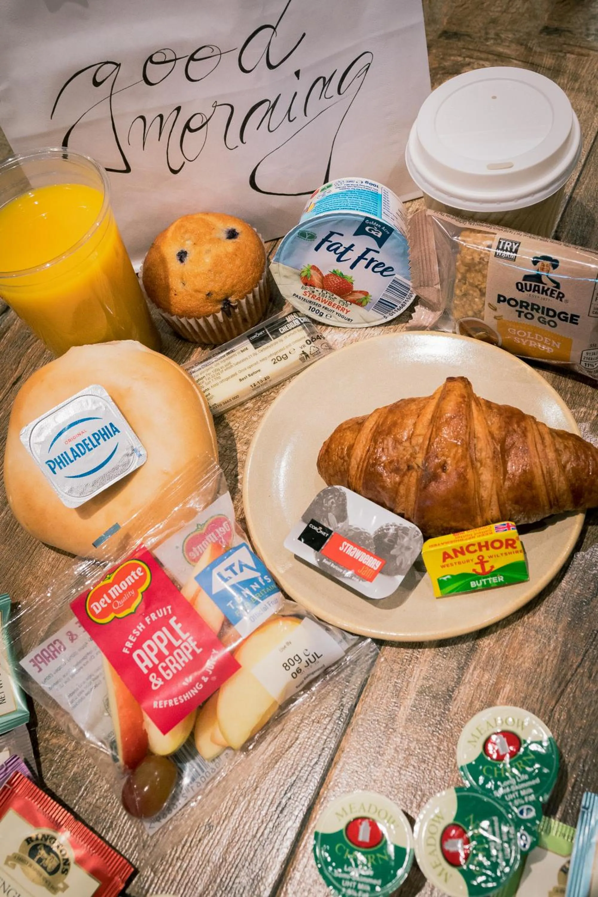 Continental breakfast in Ibis Styles Birmingham Hagley Road