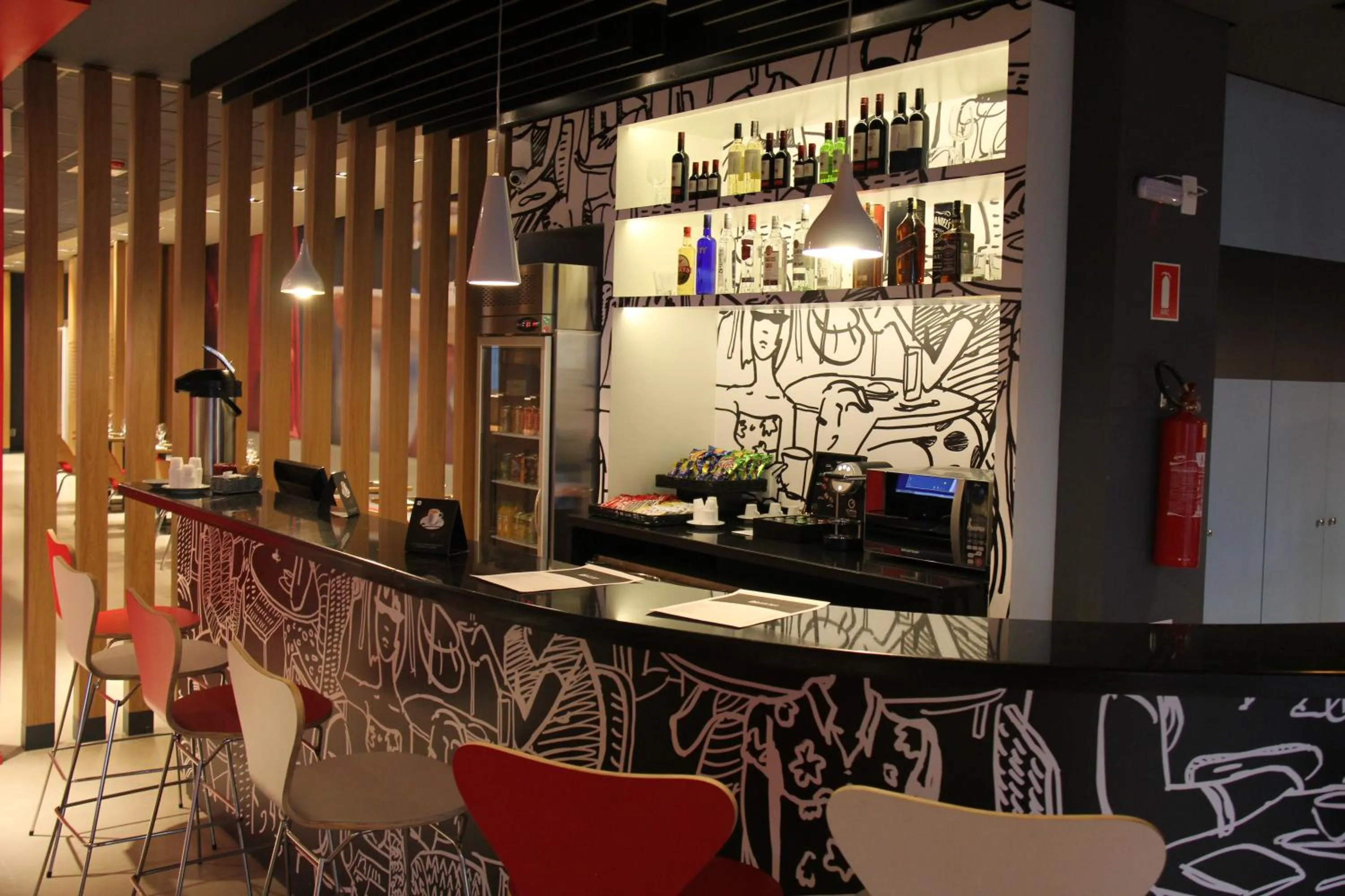 Lounge or bar in ibis Chapeco