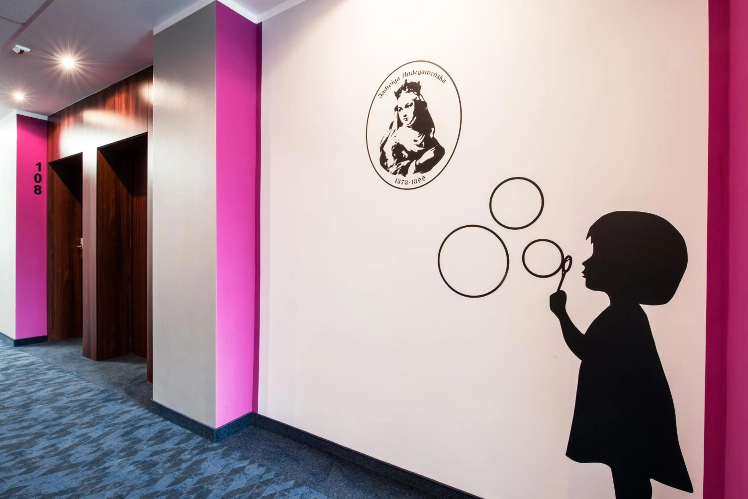 Decorative detail in Ibis Styles Gniezno Stare Miasto