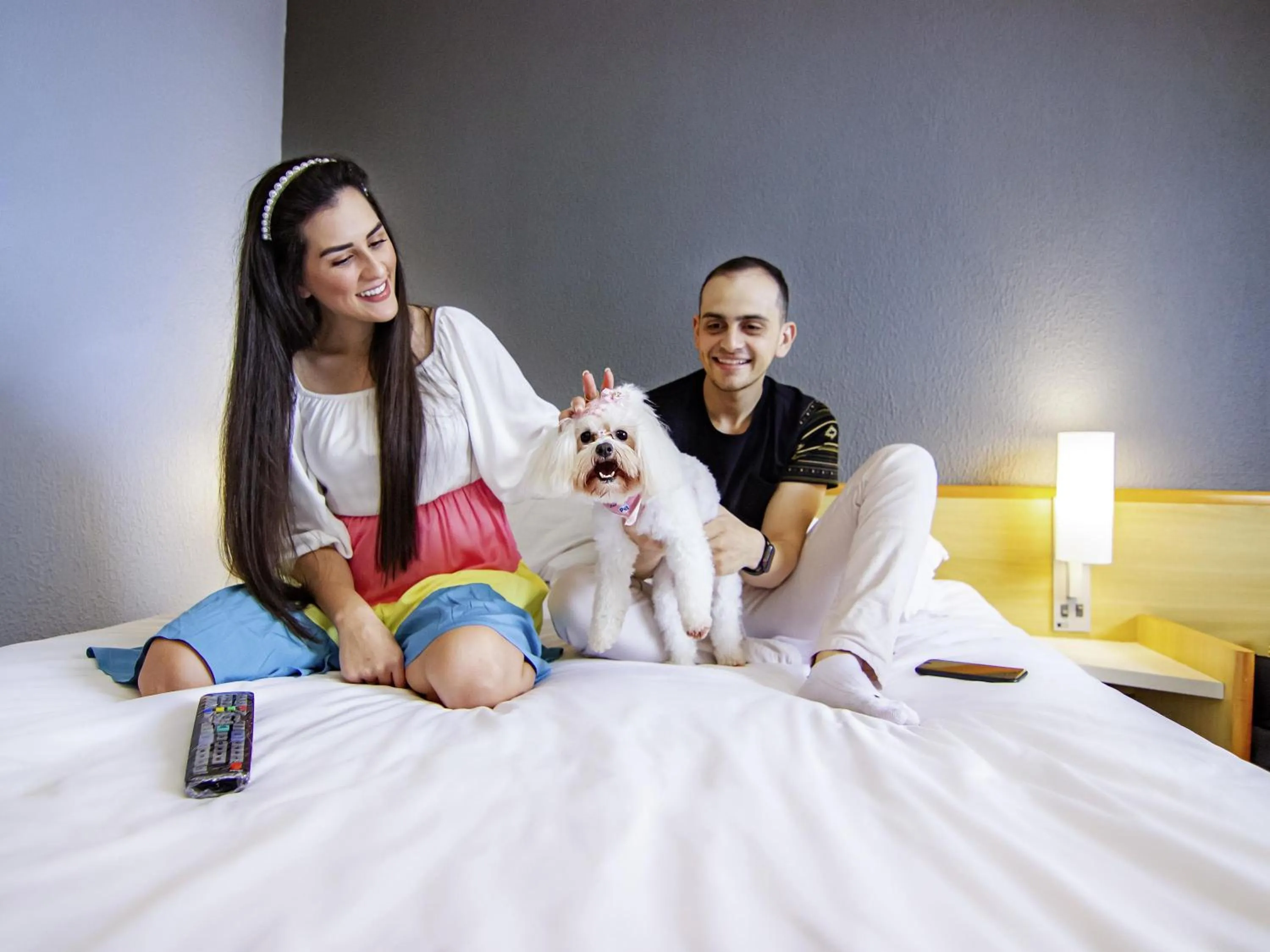 Bedroom, Bed in ibis Criciuma