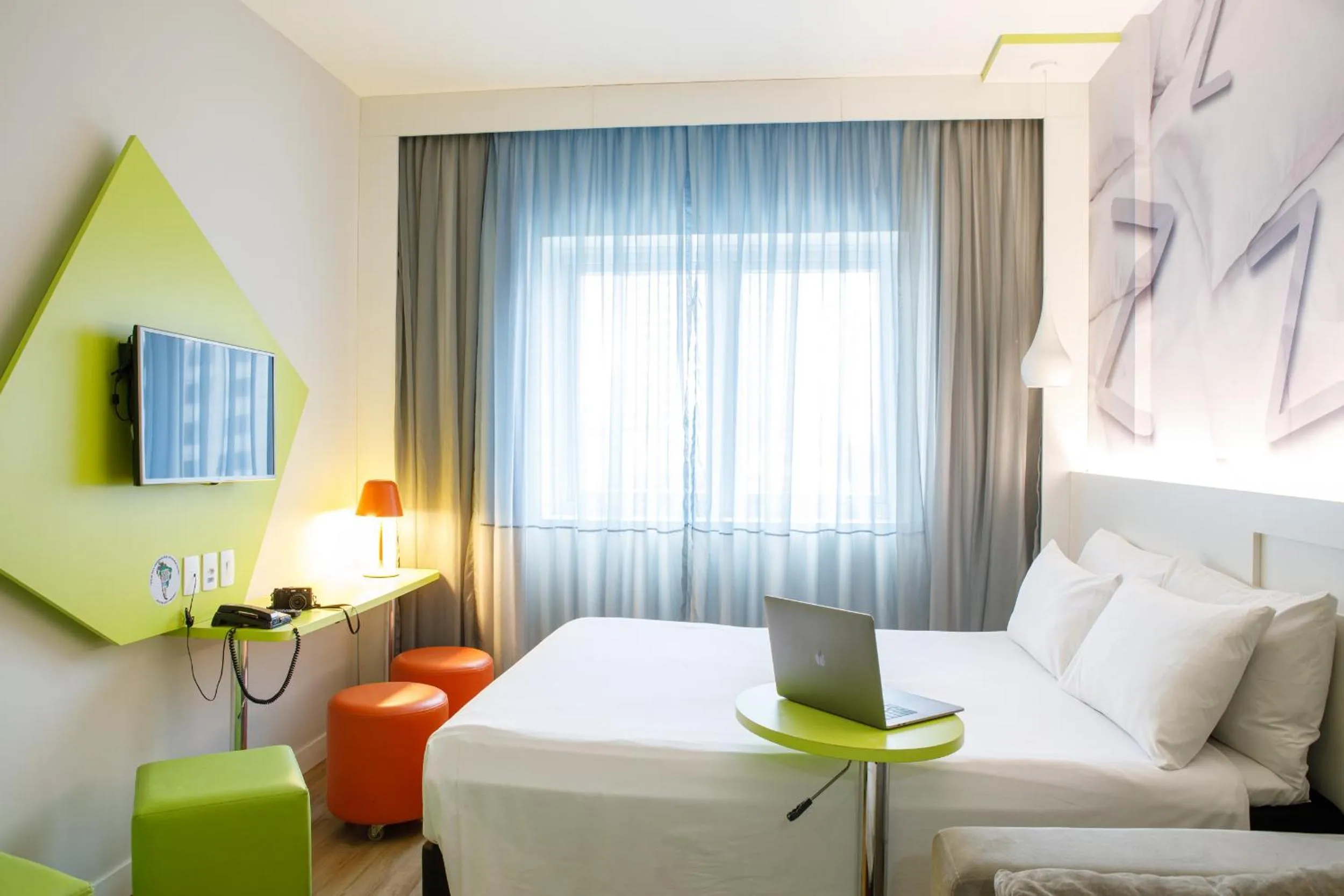 Bedroom, Bed in ibis Styles Sao Paulo Barra Funda