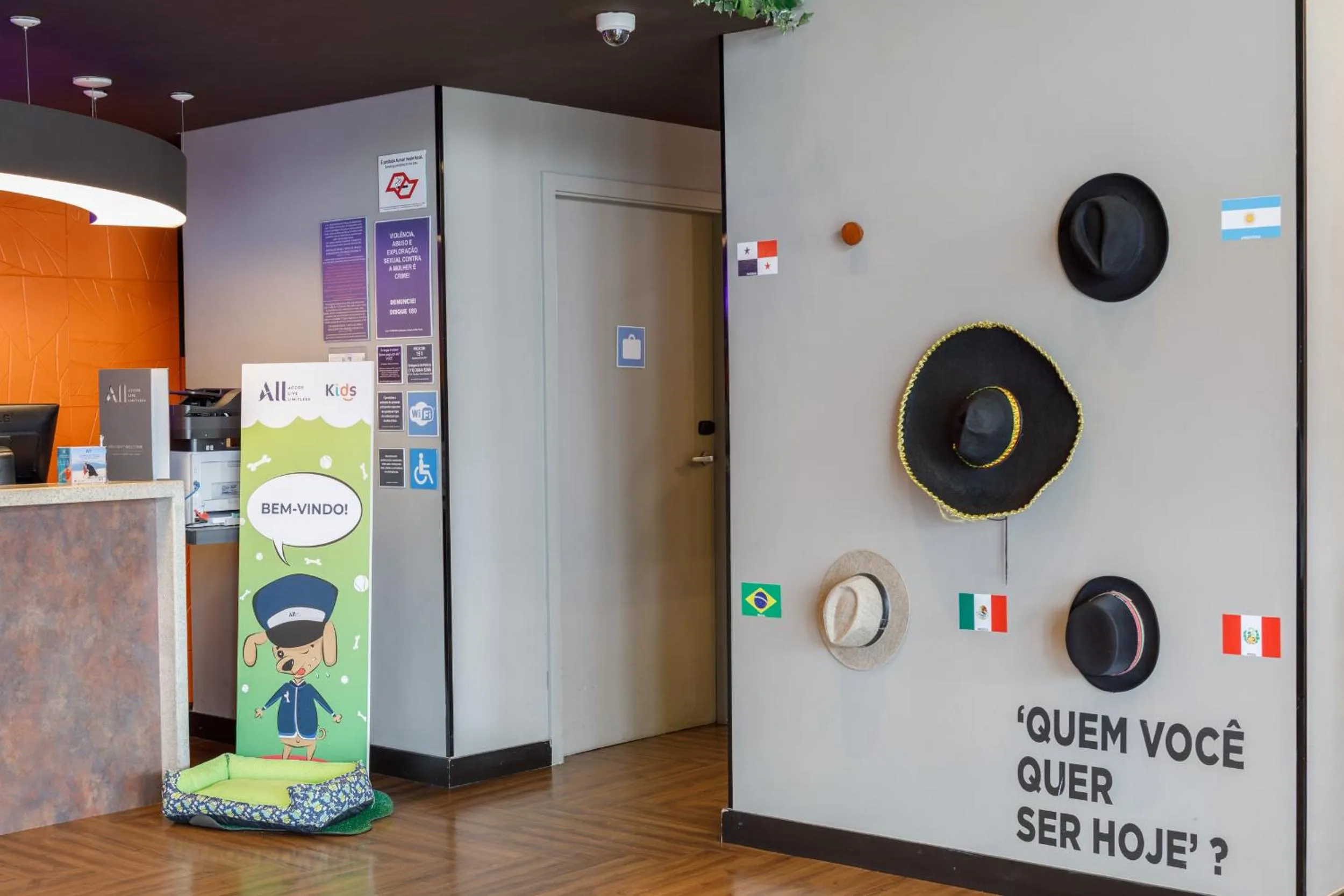 Lobby or reception in ibis Styles Sao Paulo Barra Funda