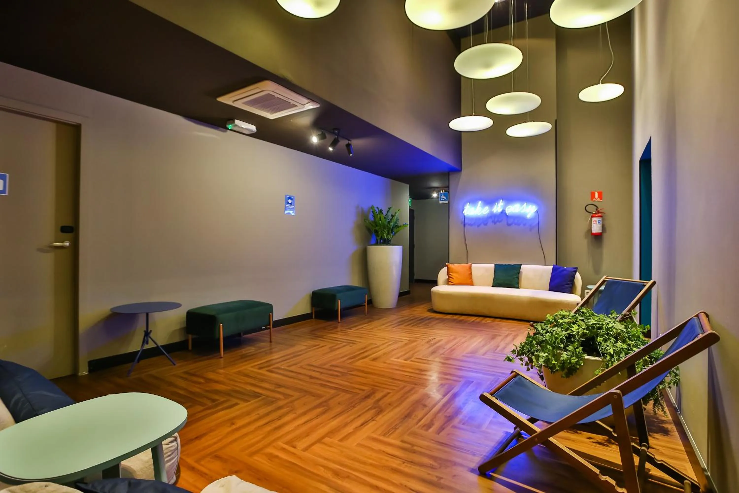 Lobby or reception in ibis Styles Sao Paulo Barra Funda