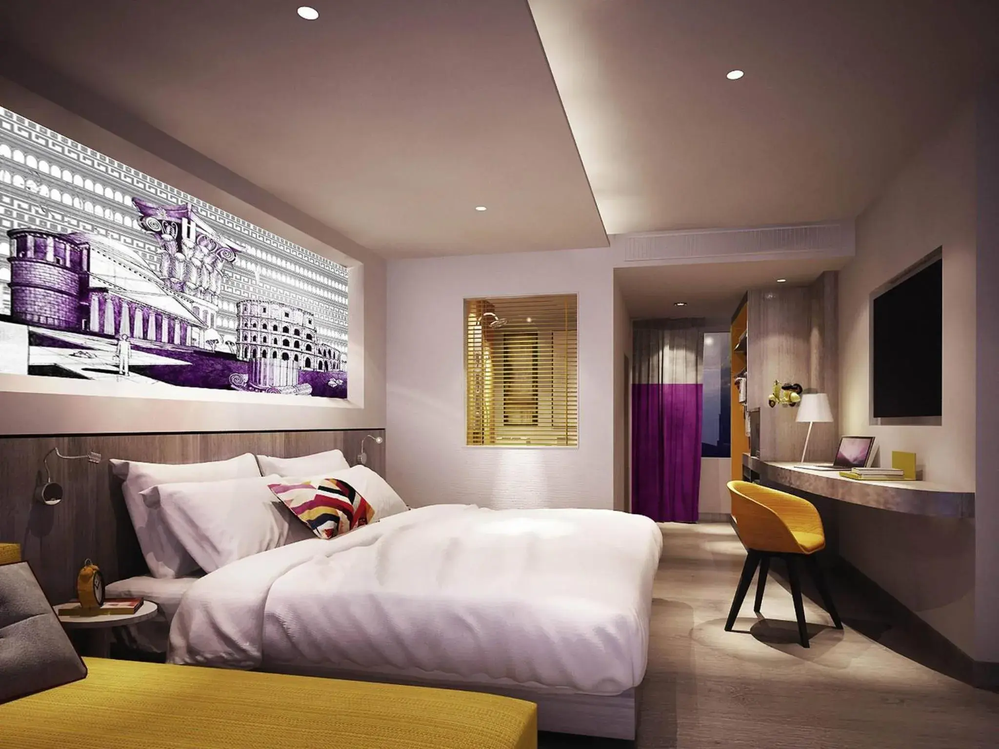 Bedroom, Bed in Ibis Styles Bangkok Sukhumvit 50 Bedroom, Bed in Ibis Styles Bangkok Sukhumvit 50