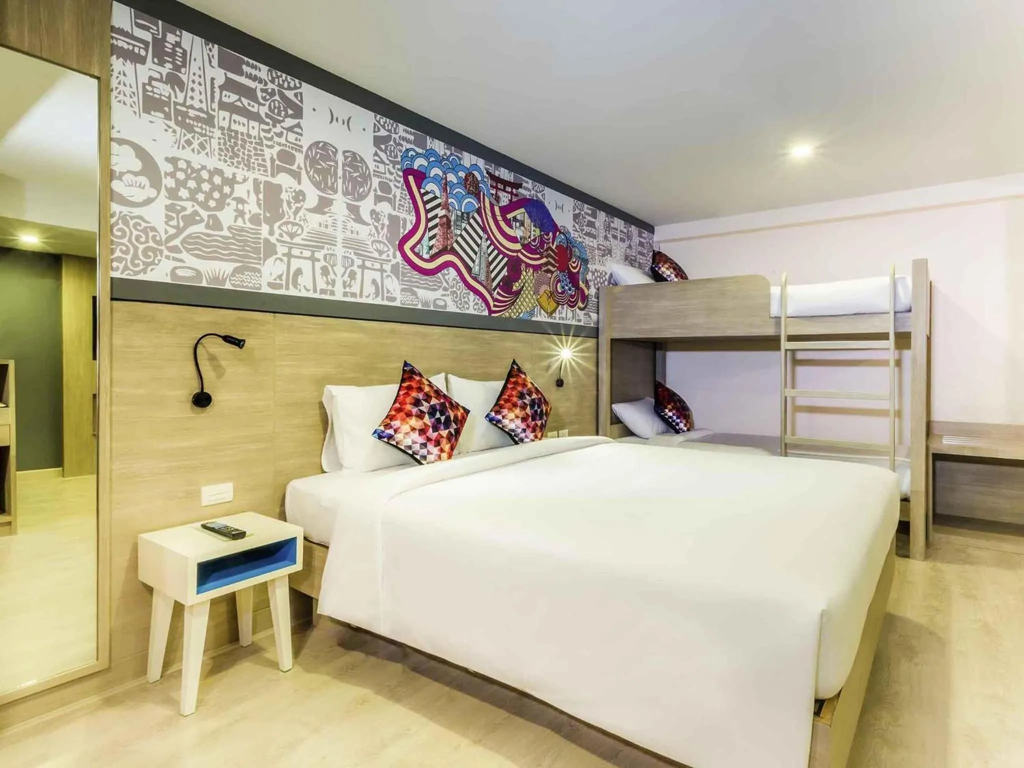 Bedroom, Bed in Ibis Styles Bangkok Sukhumvit 50