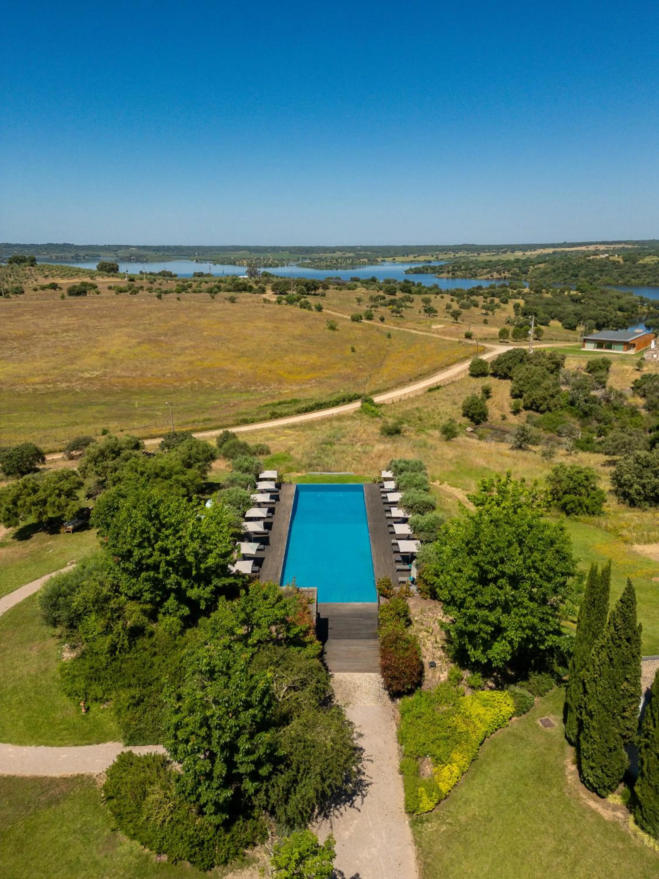 Swimming pool in Herdade da Cortesia Hotel