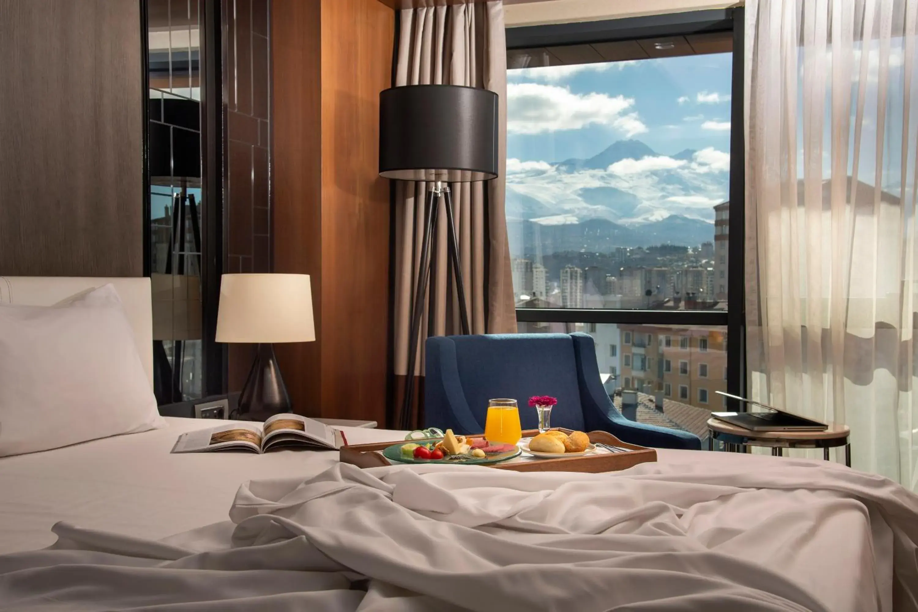 Mountain view, Bed in Holiday Inn Kayseri - Duvenonu by IHG Mountain view, Bed in Holiday Inn Kayseri - Duvenonu by IHG
