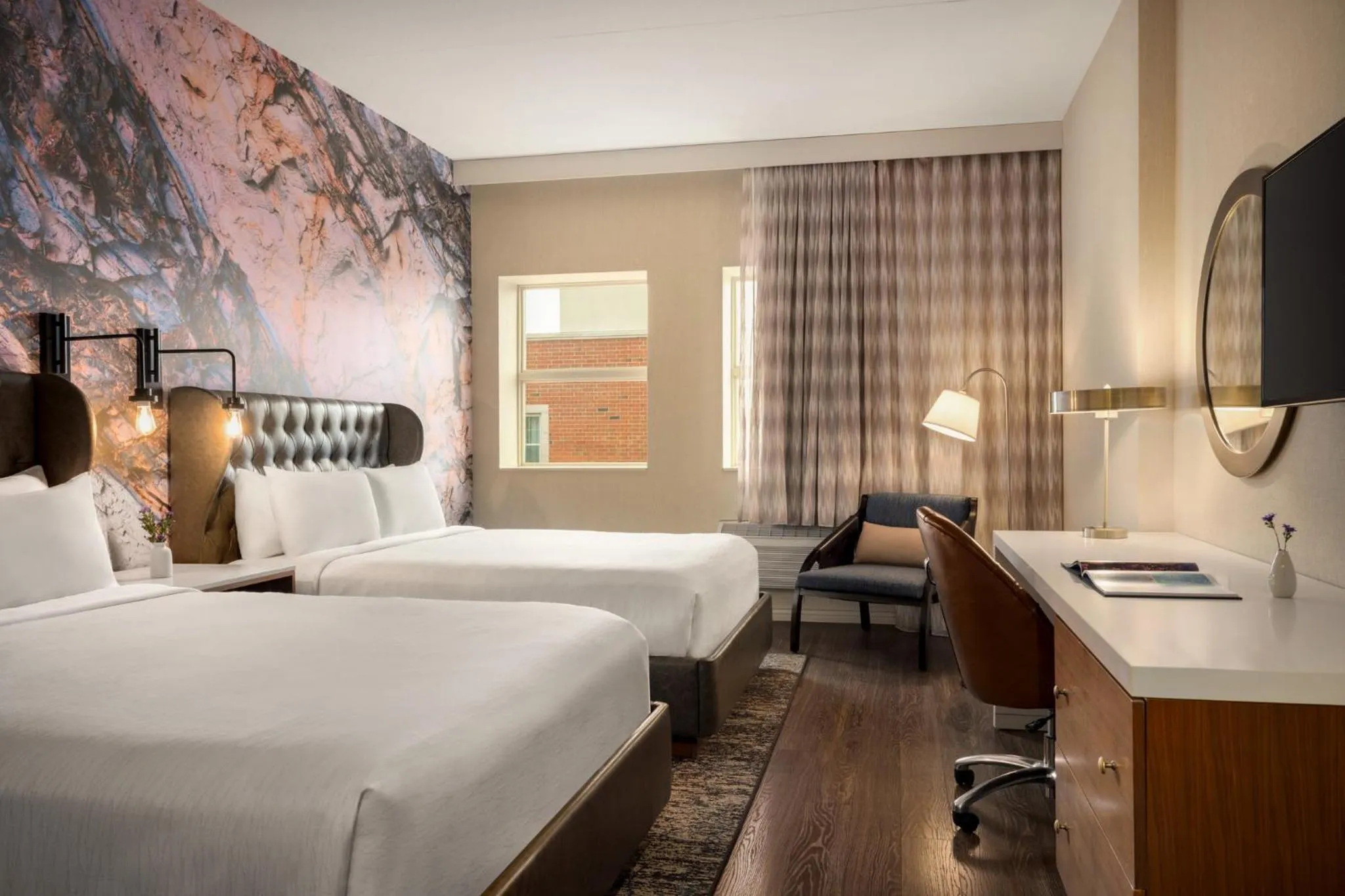 Photo of the whole room, Bed in Hotel Indigo Naperville Riverwalk by IHG