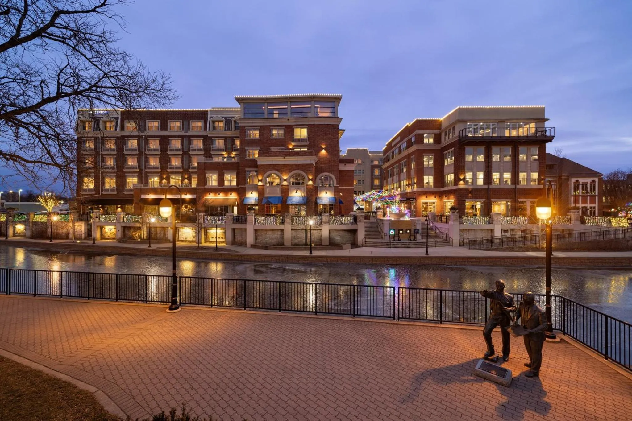 Property building in Hotel Indigo Naperville Riverwalk by IHG