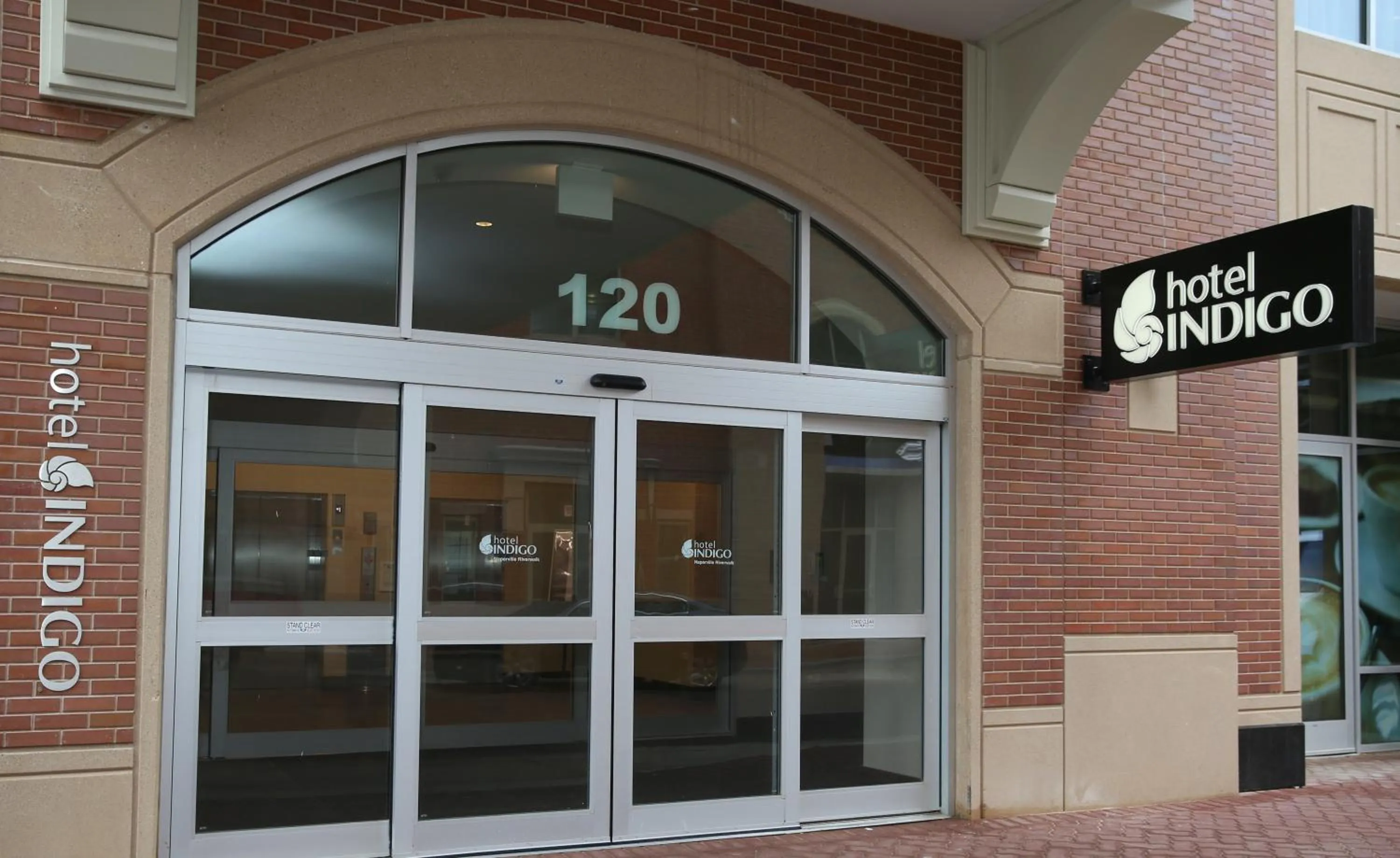 Property building in Hotel Indigo Naperville Riverwalk by IHG