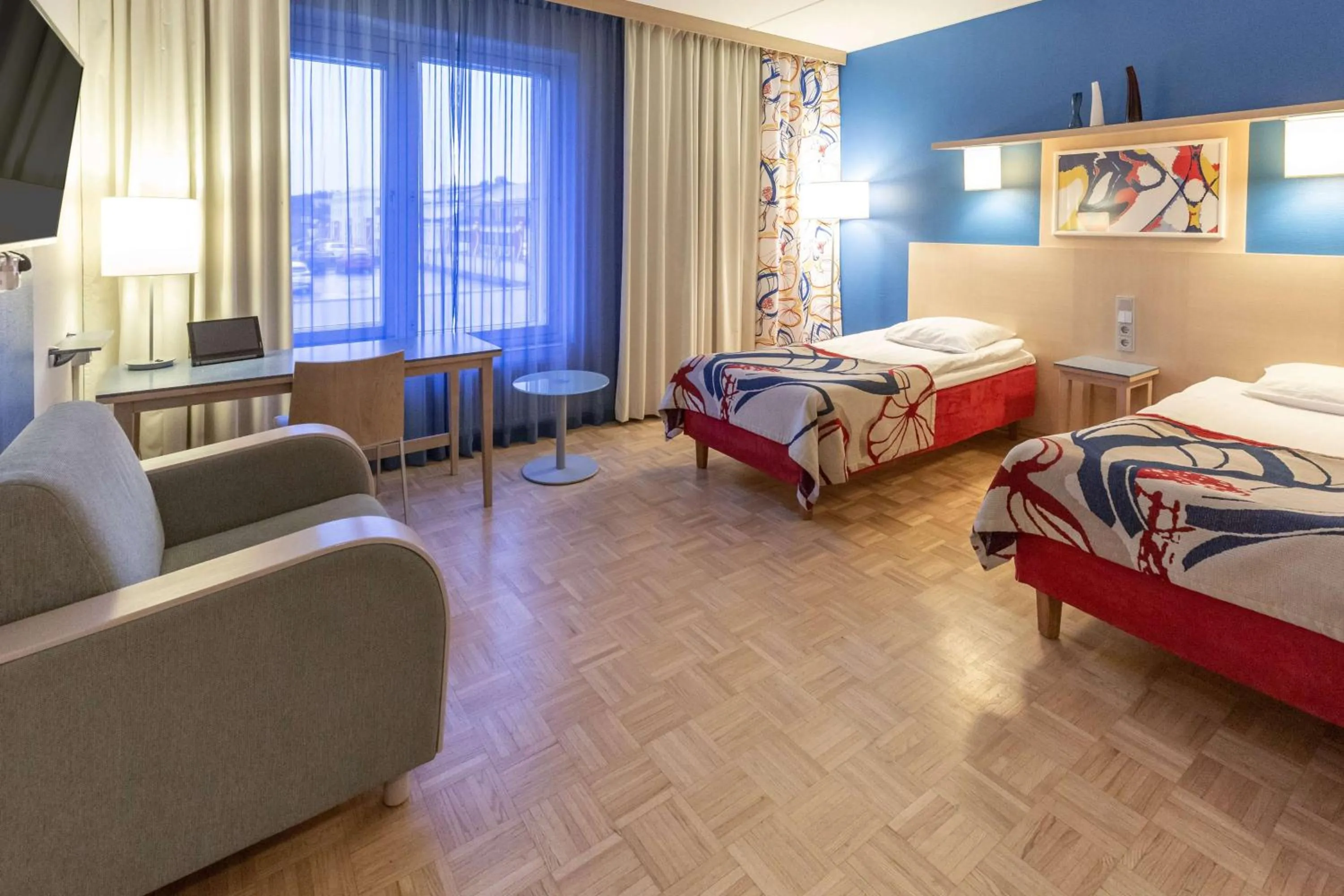 Bedroom, Bed in Scandic Hämeenlinna City