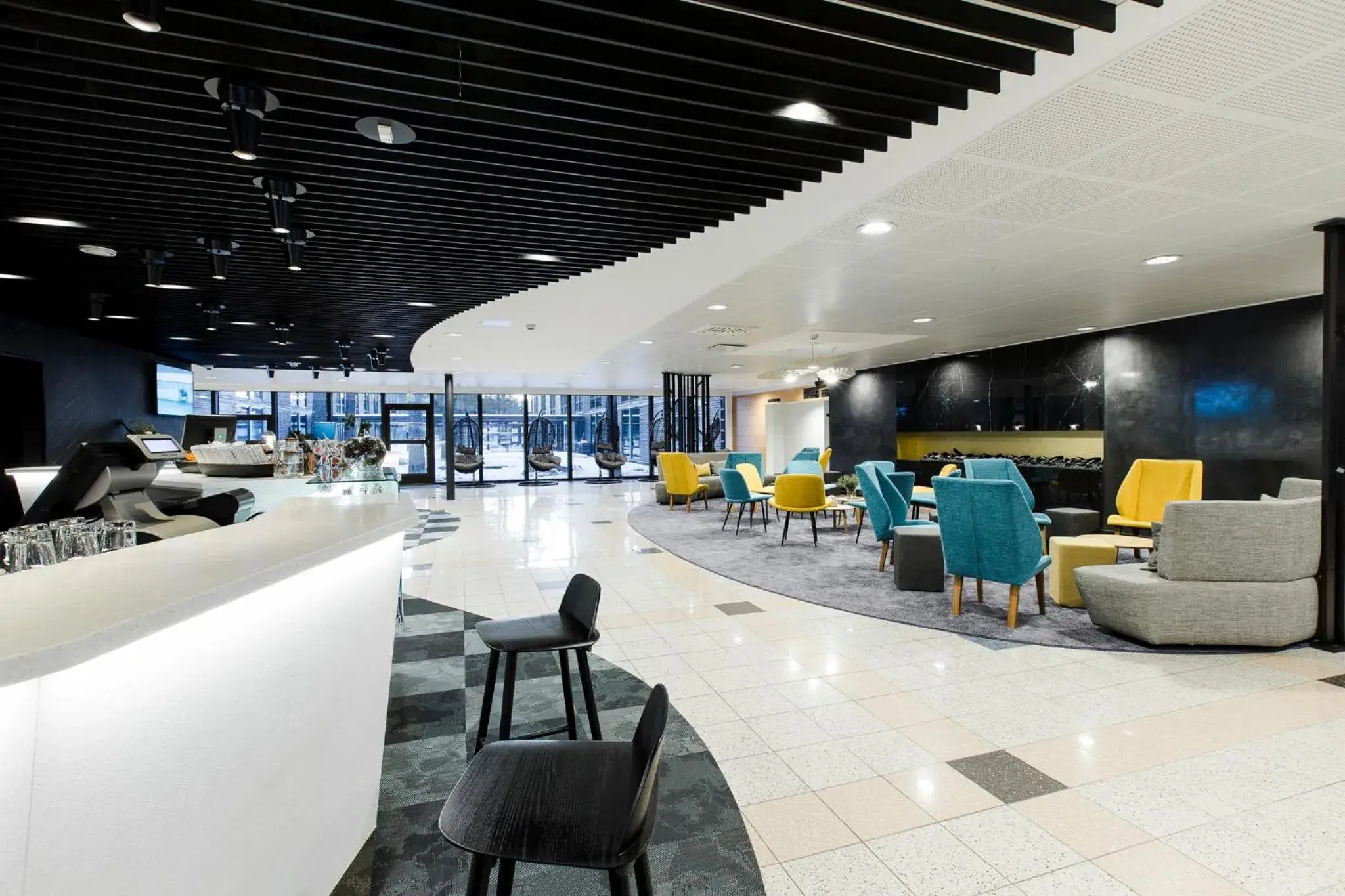 Lobby or reception in Quality Hotel Sveitsi Lobby or reception in Quality Hotel Sveitsi