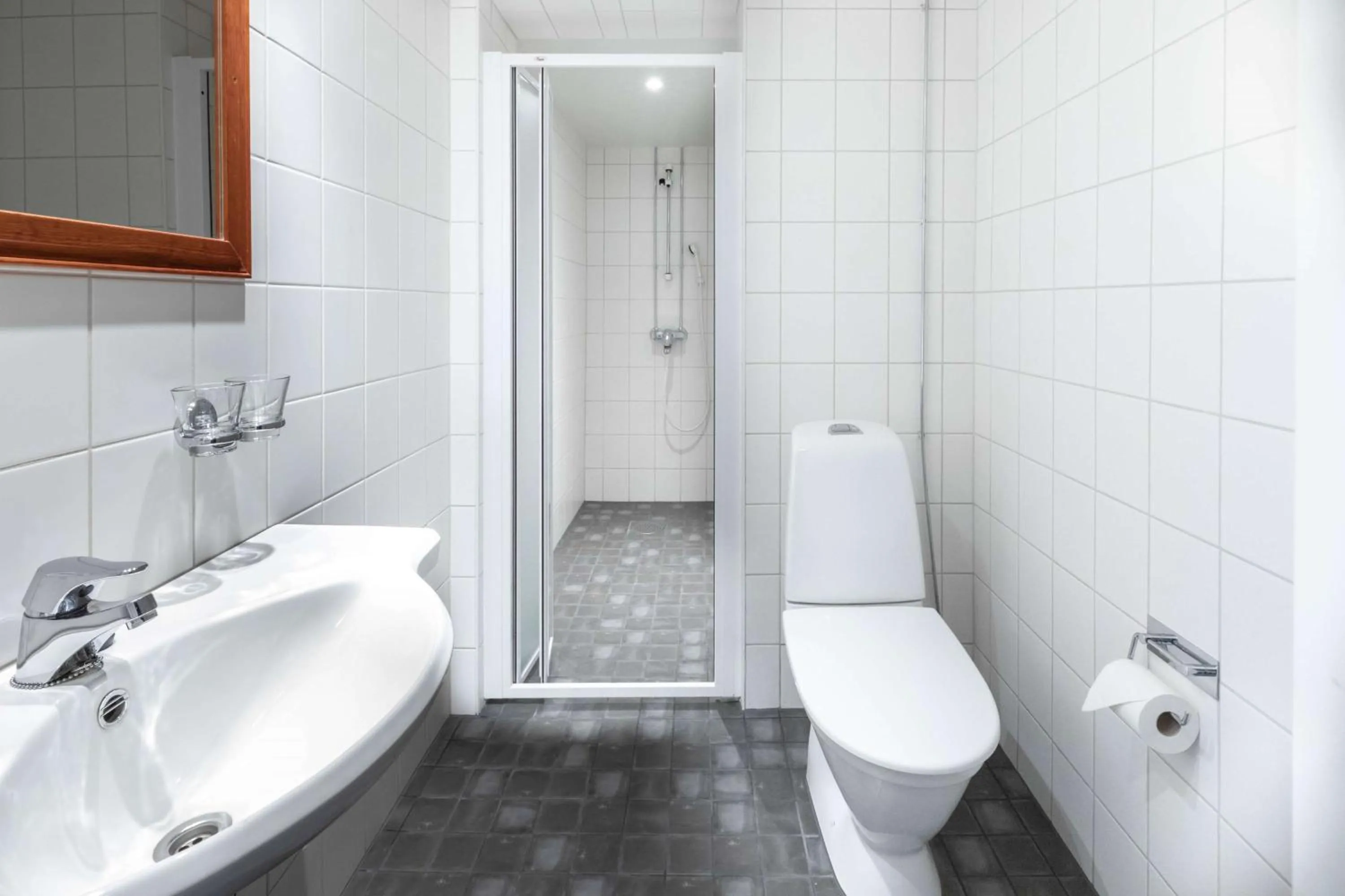 Bedroom in Scandic Kallio