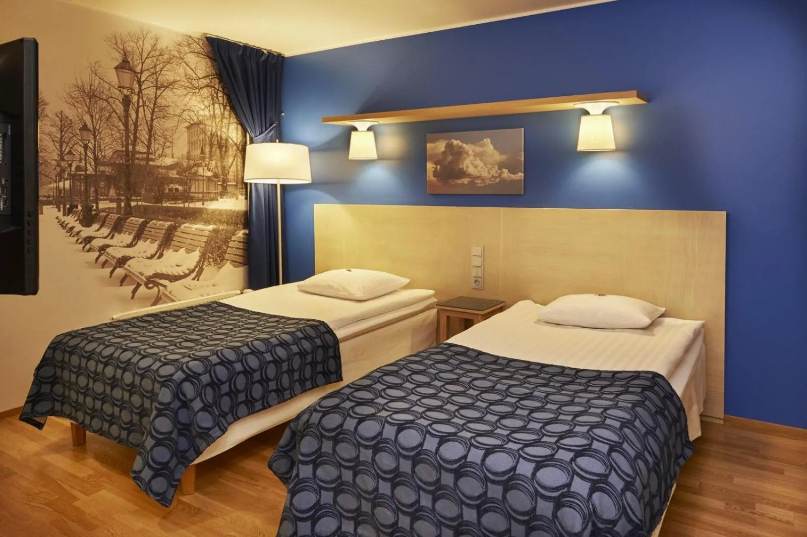 Bed in Scandic Kallio