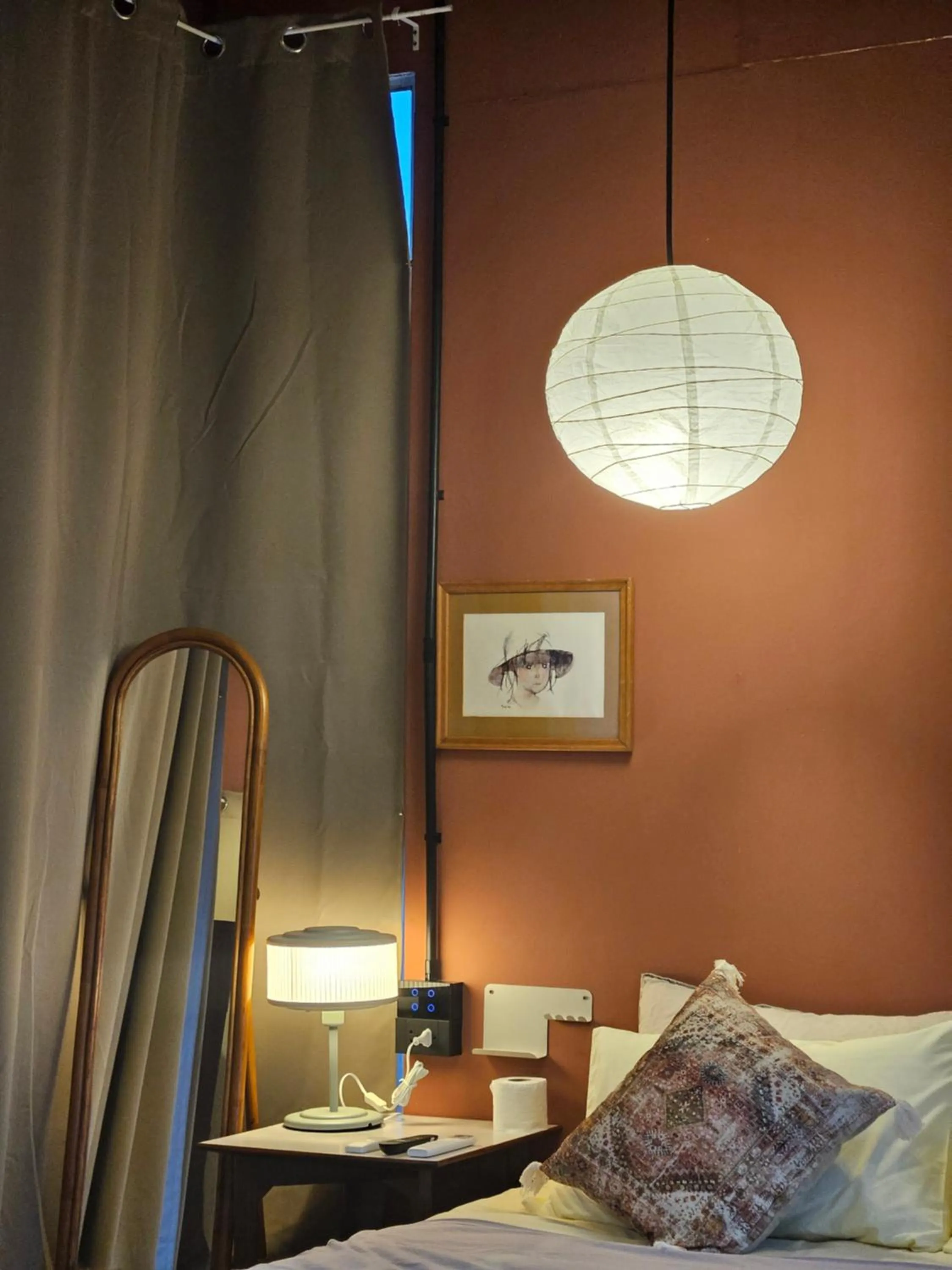 Decorative detail, Bed in 88 Fine Hotel @ Suratthani Airport