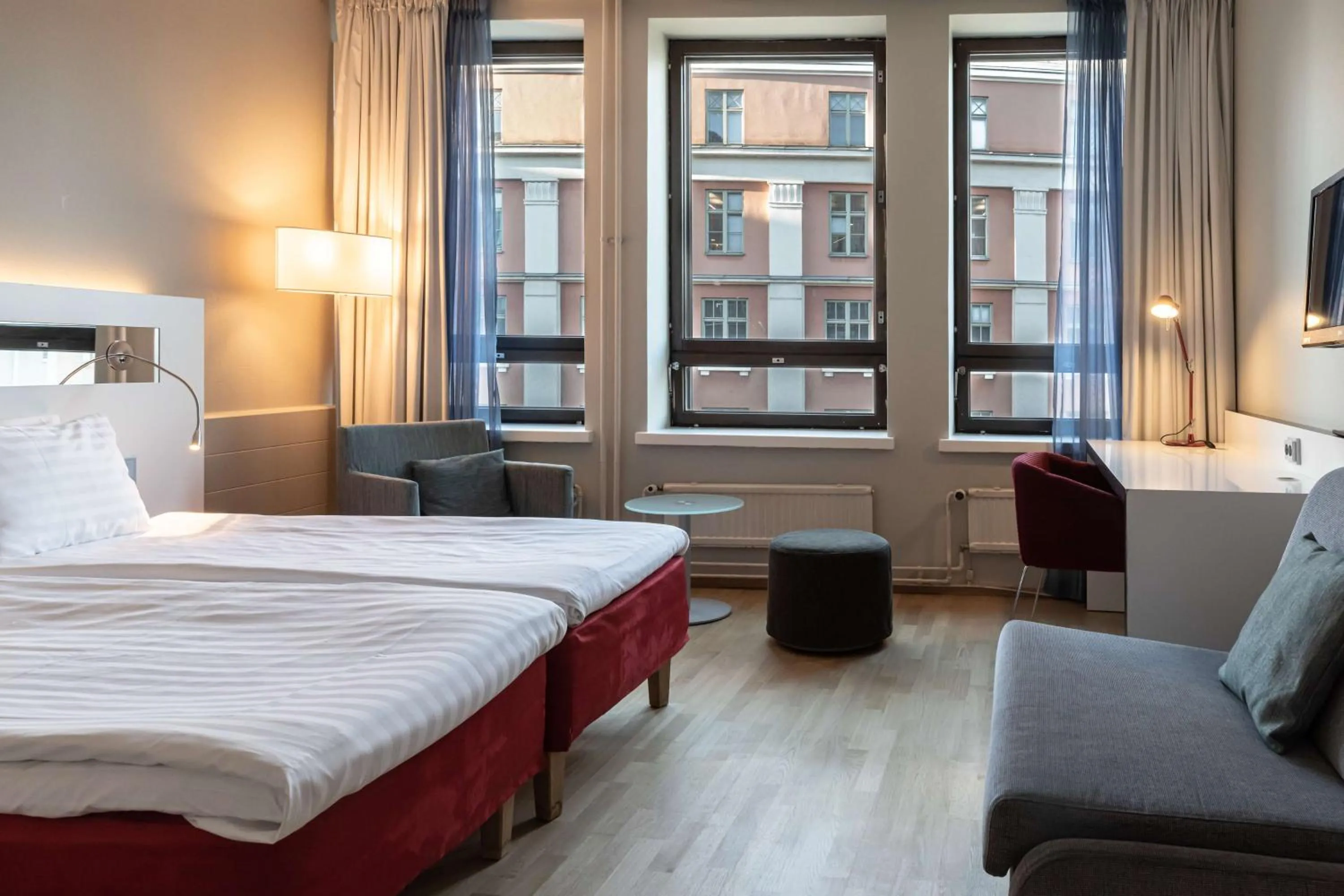 Bedroom, Bed in Scandic Kaisaniemi