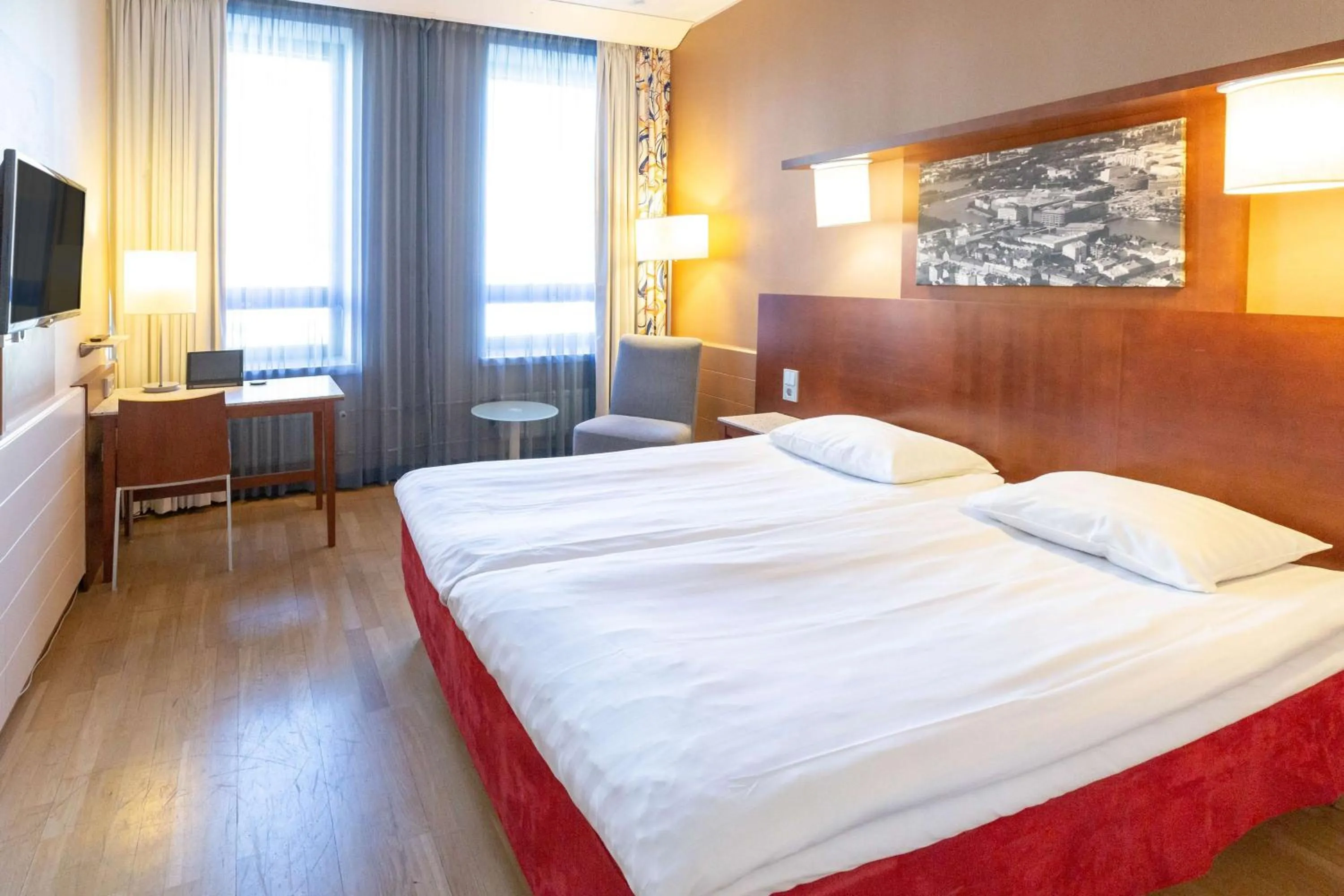 Bedroom, Bed in Scandic Kaisaniemi