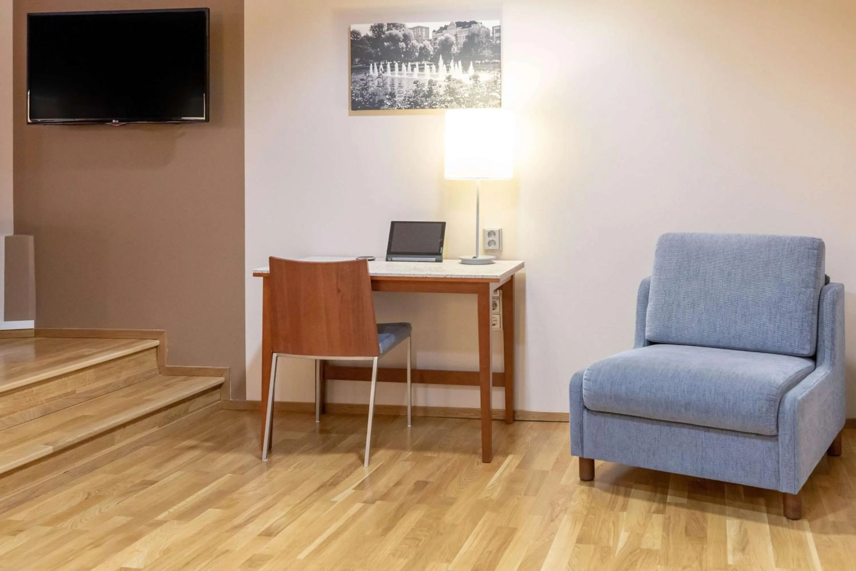 Bedroom in Scandic Kaisaniemi