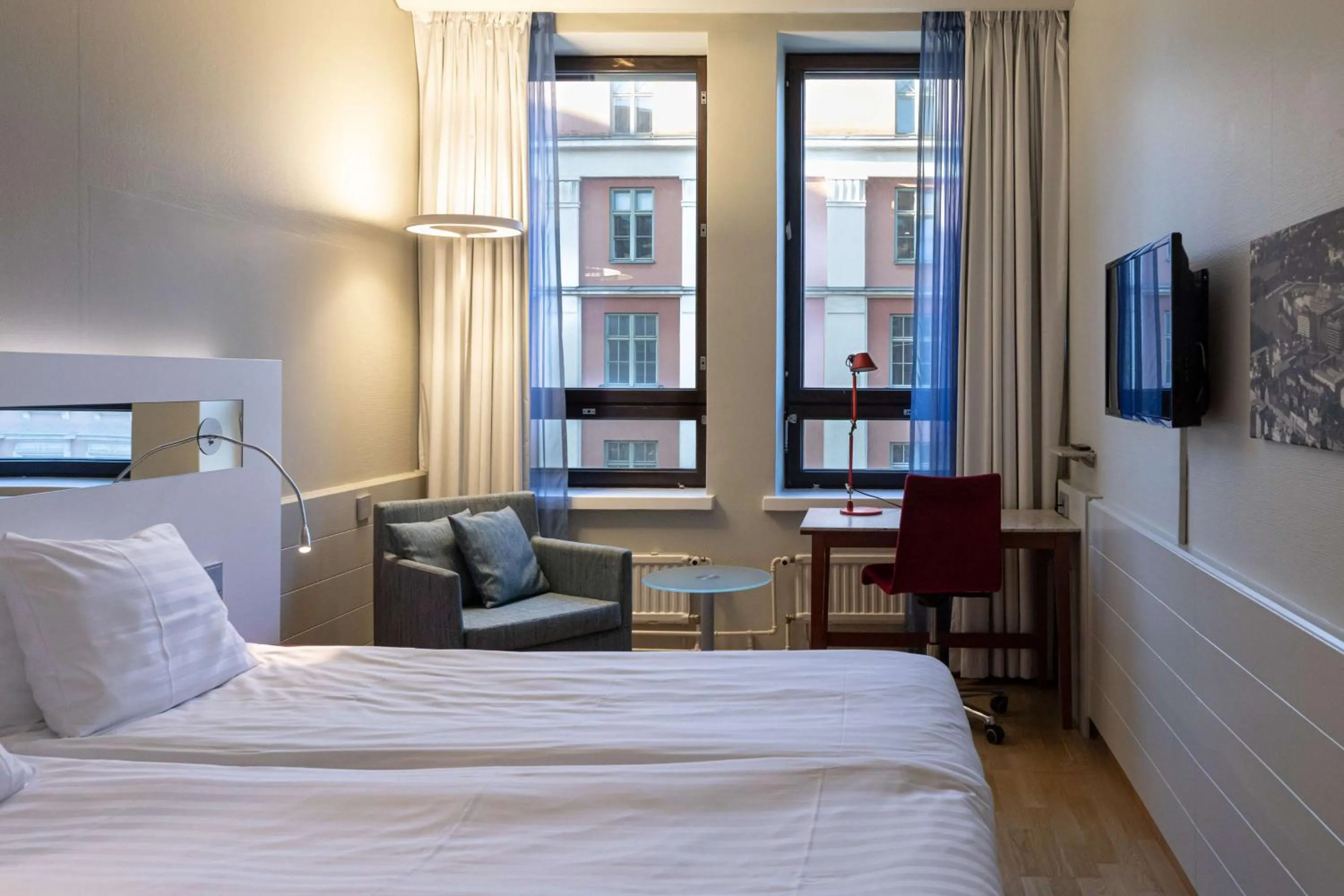 Bedroom, Bed in Scandic Kaisaniemi