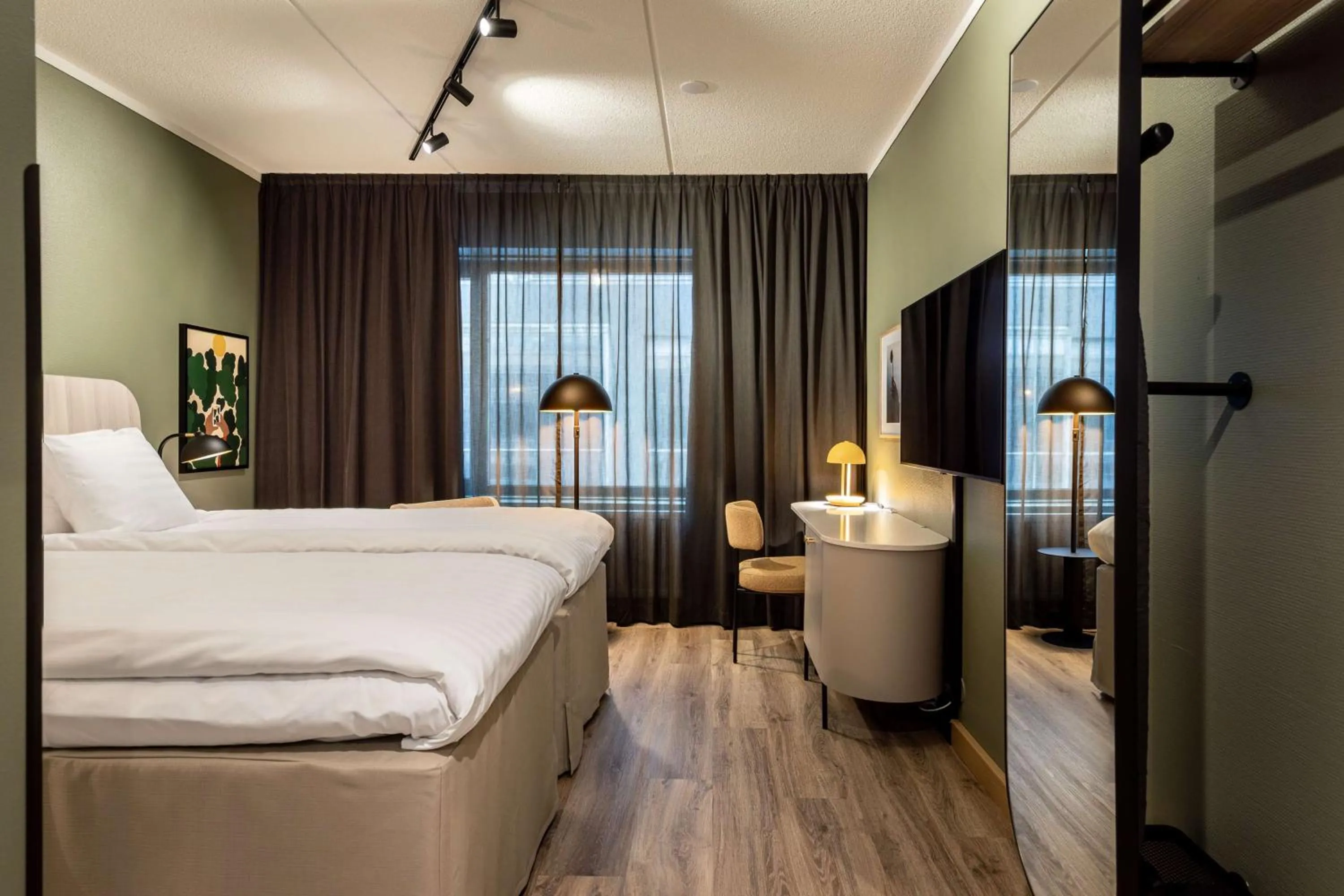 Bedroom, Bed in Scandic Lahti City