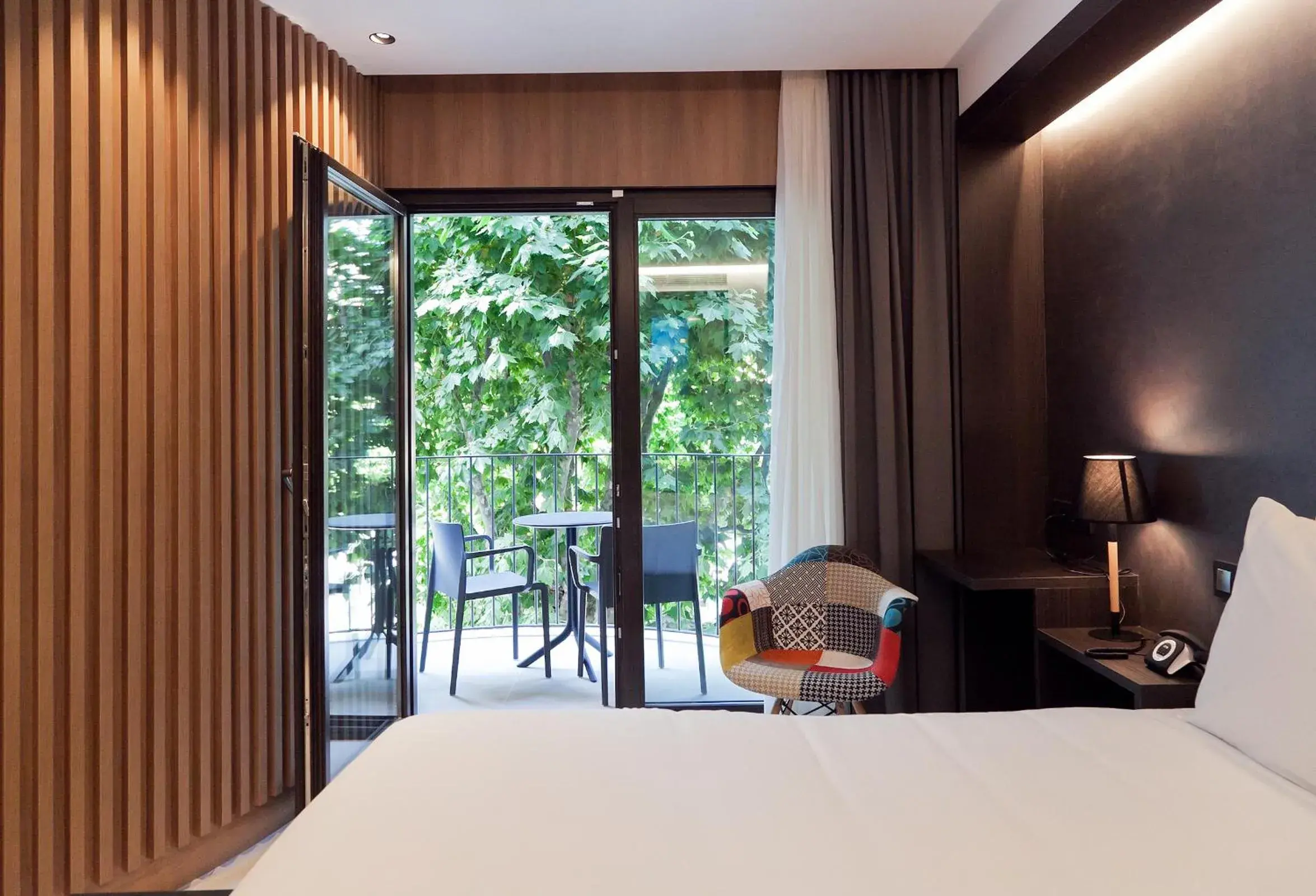 View (from property/room), Bed in Vila Arenys Hotel View (from property/room), Bed in Vila Arenys Hotel