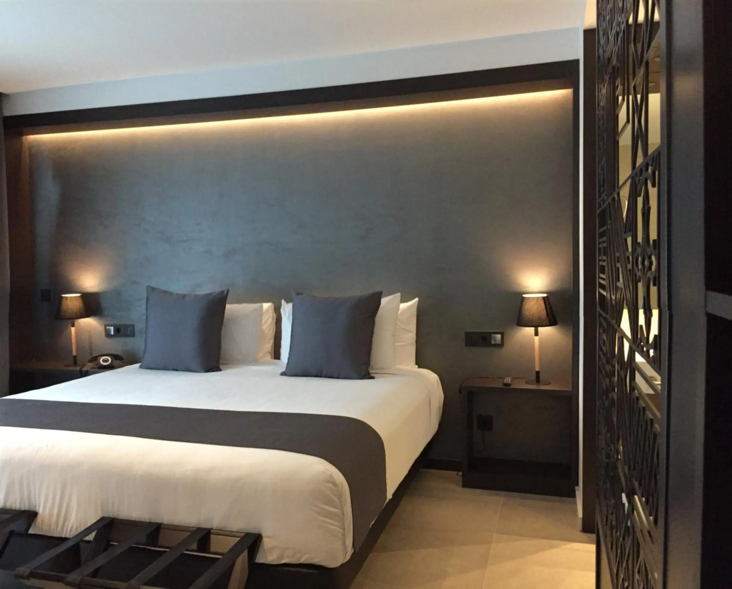 Bed in Vila Arenys Hotel Bed in Vila Arenys Hotel