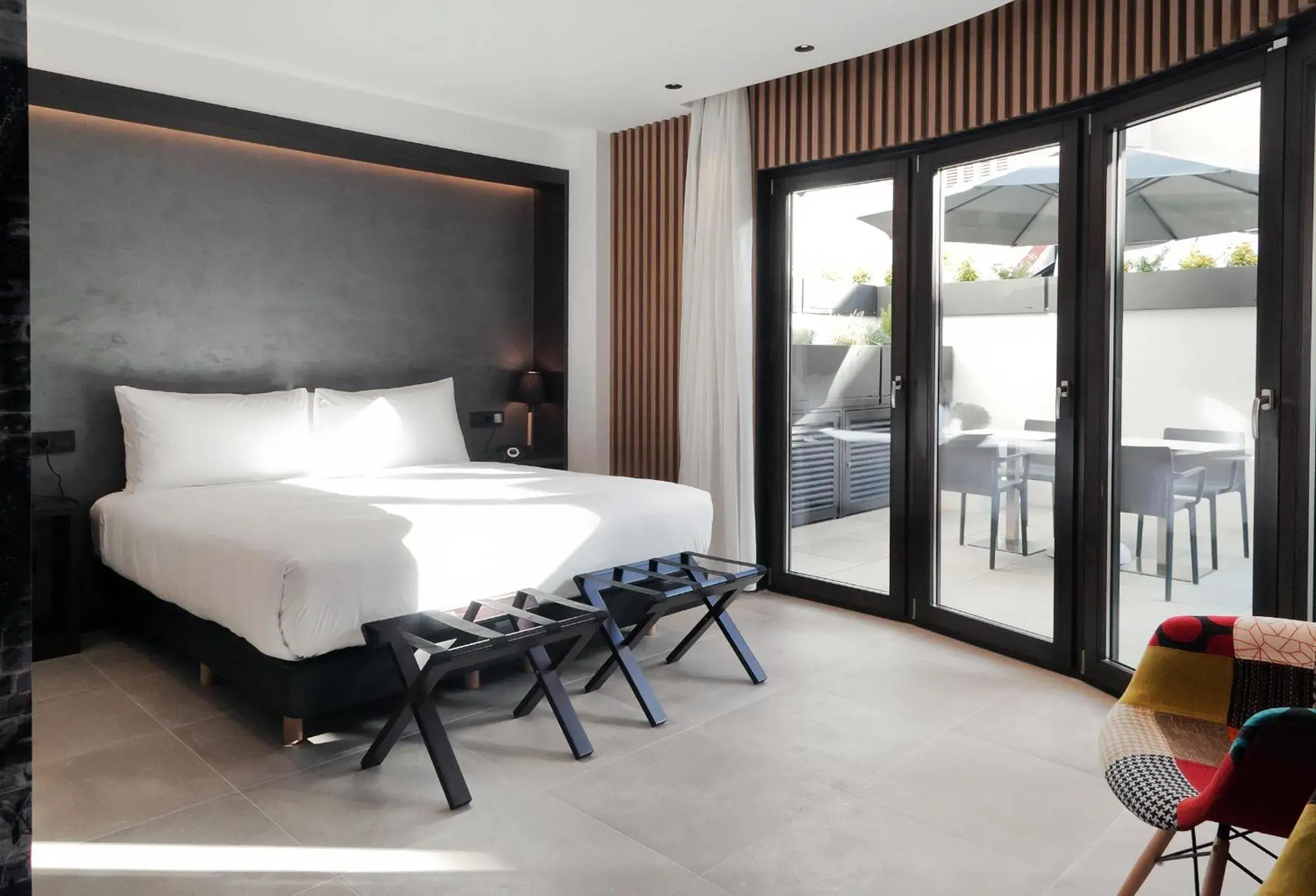 View (from property/room), Bed in Vila Arenys Hotel View (from property/room), Bed in Vila Arenys Hotel